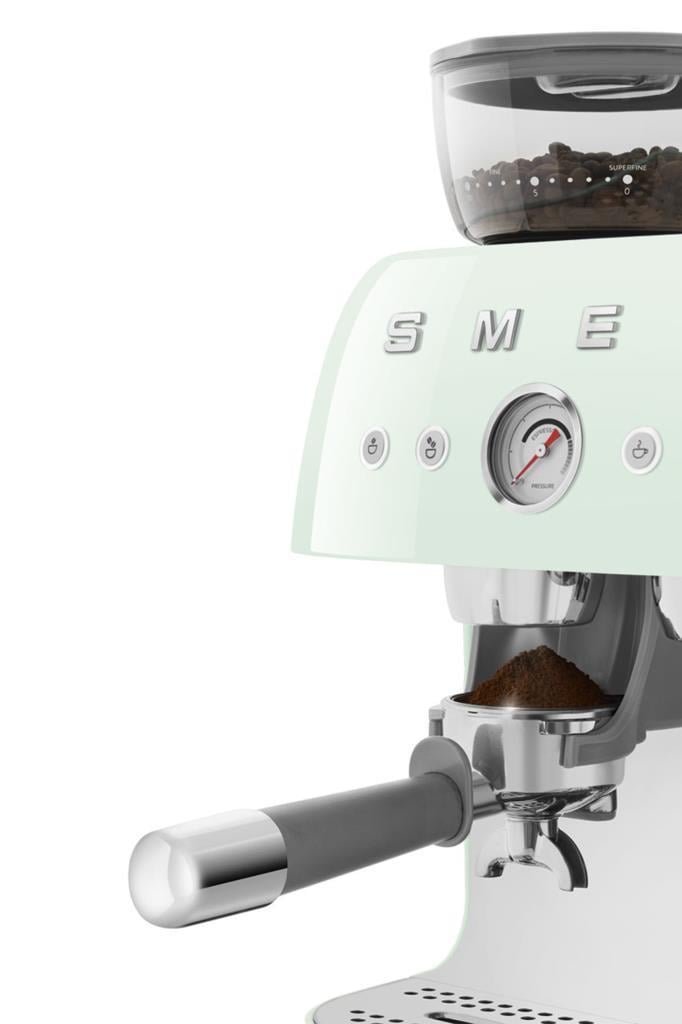 Smeg Pastel Yeşil Öğütücülü Espresso Kahve Makinesi EGF03PGEU