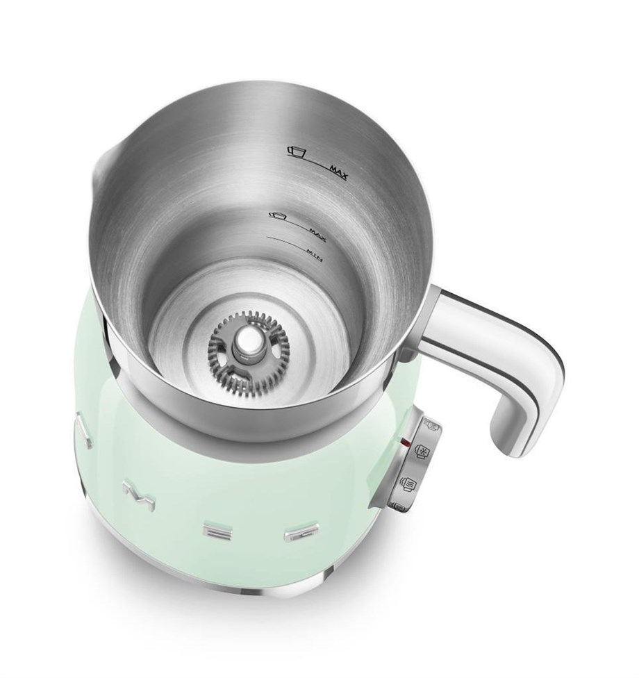 SMEG Pastel Yeşil Süt Köpürtme Makinası MFF01PGEU
