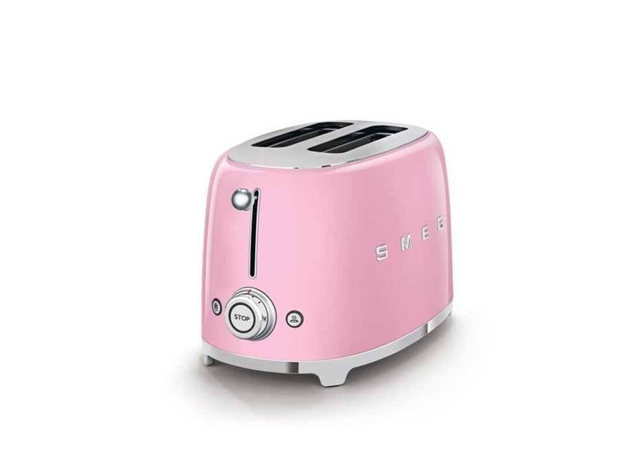 SMEG Pembe 2X1 Ekmek Kızartma Makinesi TSF01PKEU