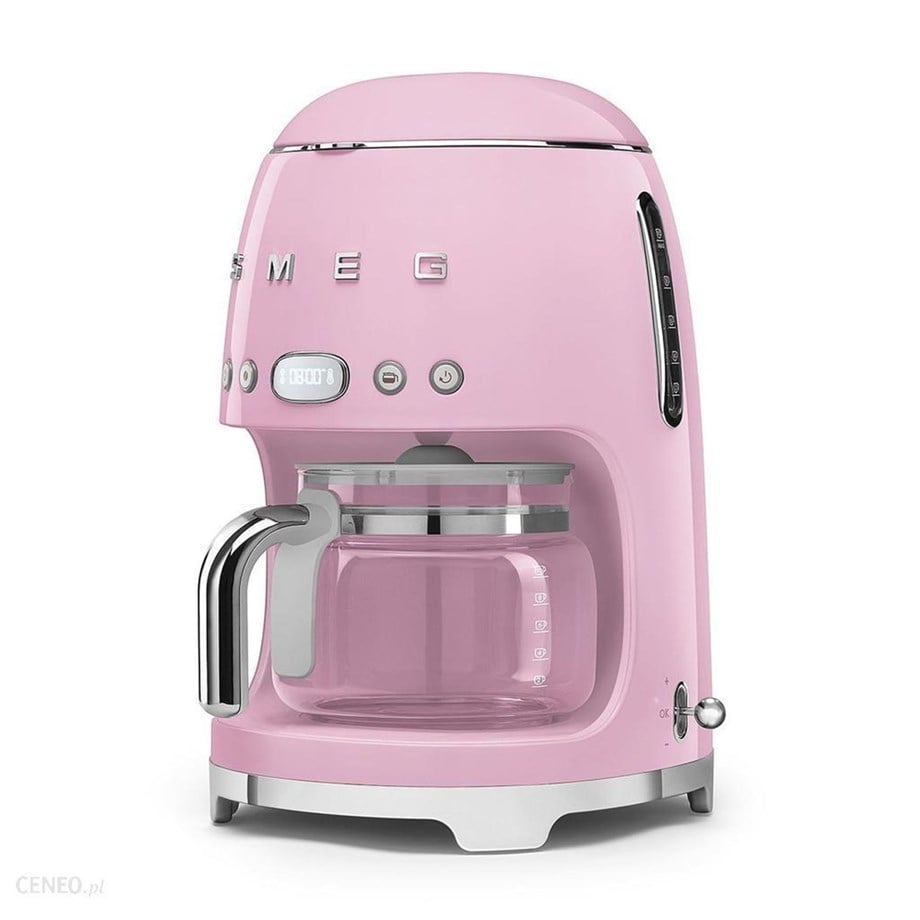 SMEG Pembe Filtre Kahve Makinesi DCF02PKEU