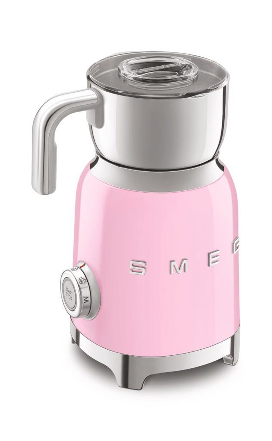 SMEG Pembe Süt Köpürtme Makinası MFF01PKEU