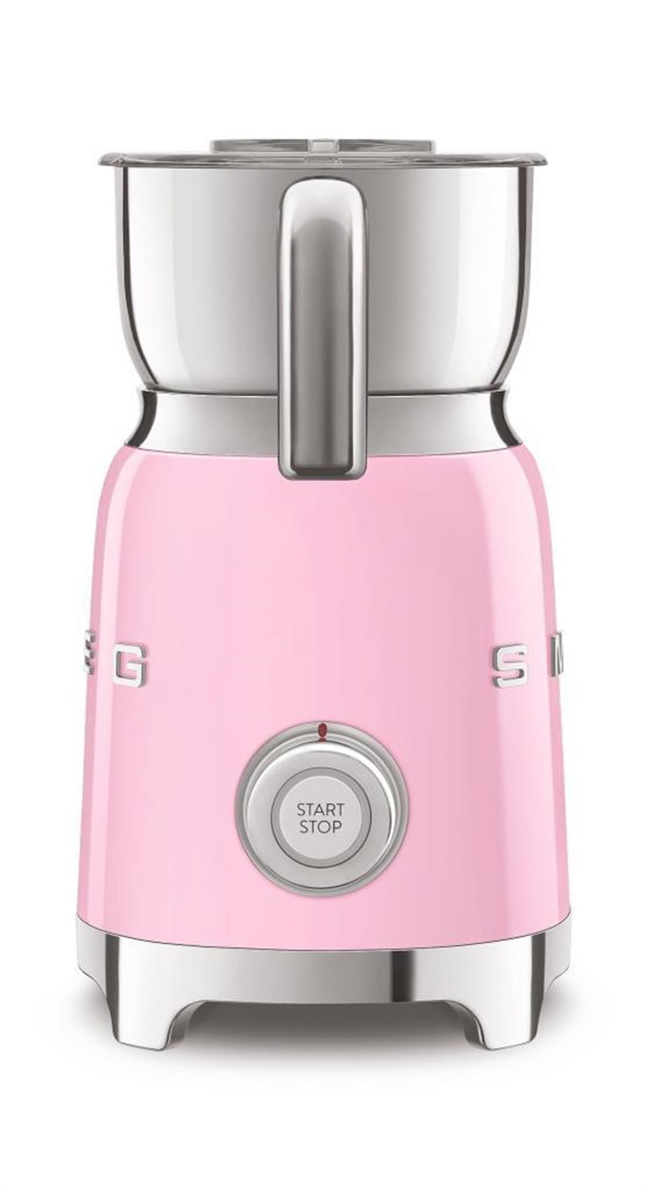 SMEG Pembe Süt Köpürtme Makinası MFF01PKEU