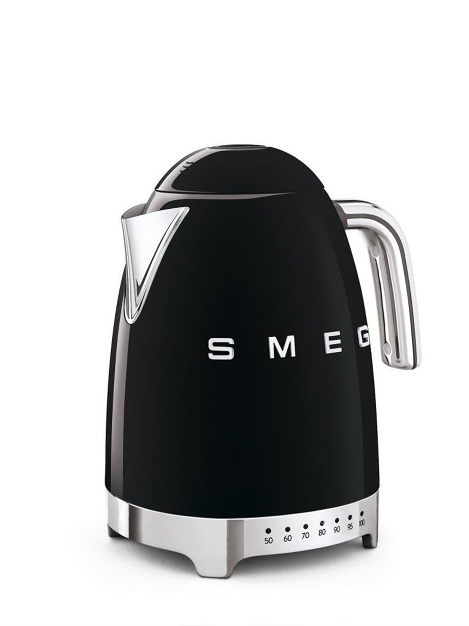 SMEG Siyah Isı Ayarlı Kettle KLF04BLEU