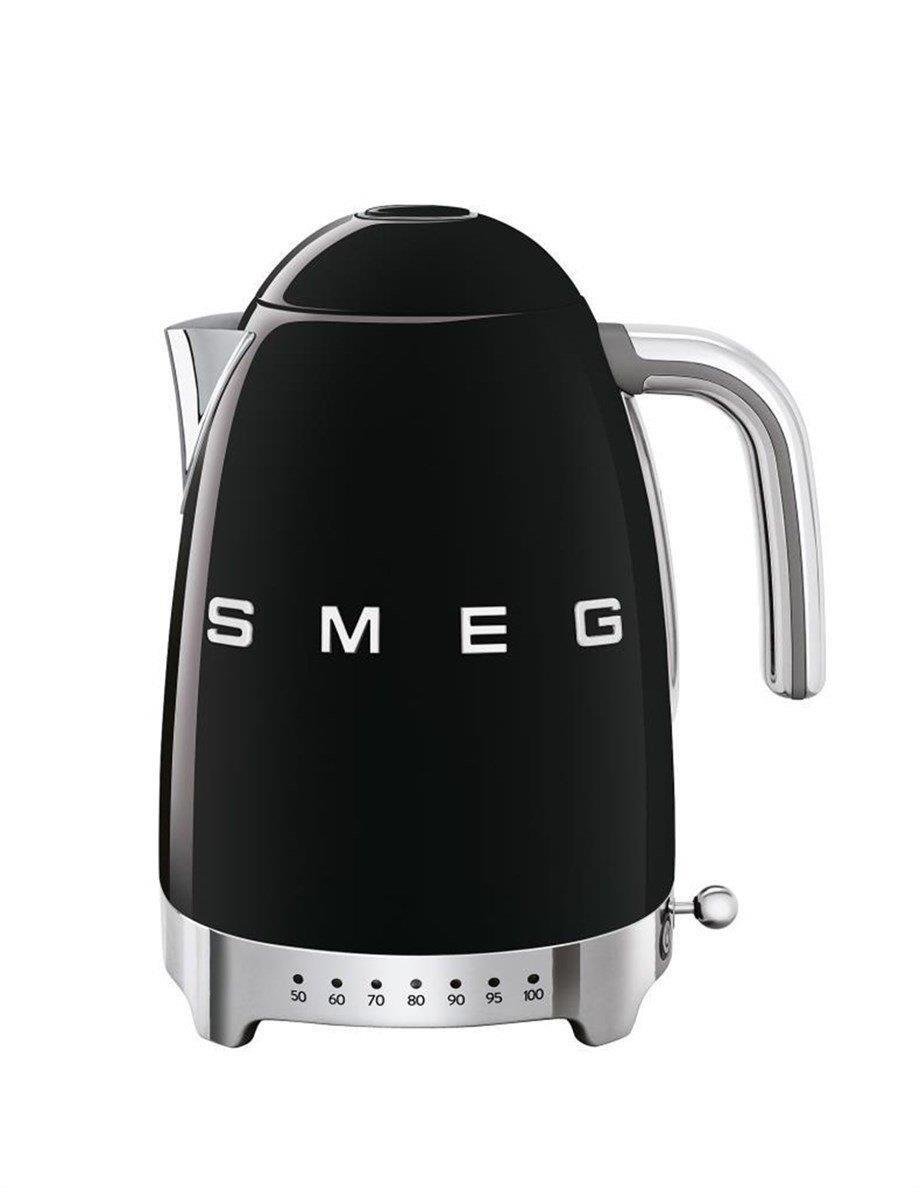 SMEG Siyah Isı Ayarlı Kettle KLF04BLEU