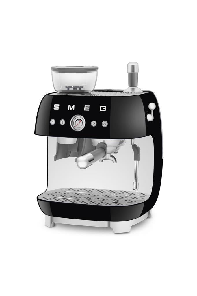 Smeg Siyah Öğütücülü Espresso Kahve Makinesi EGF03BLEU