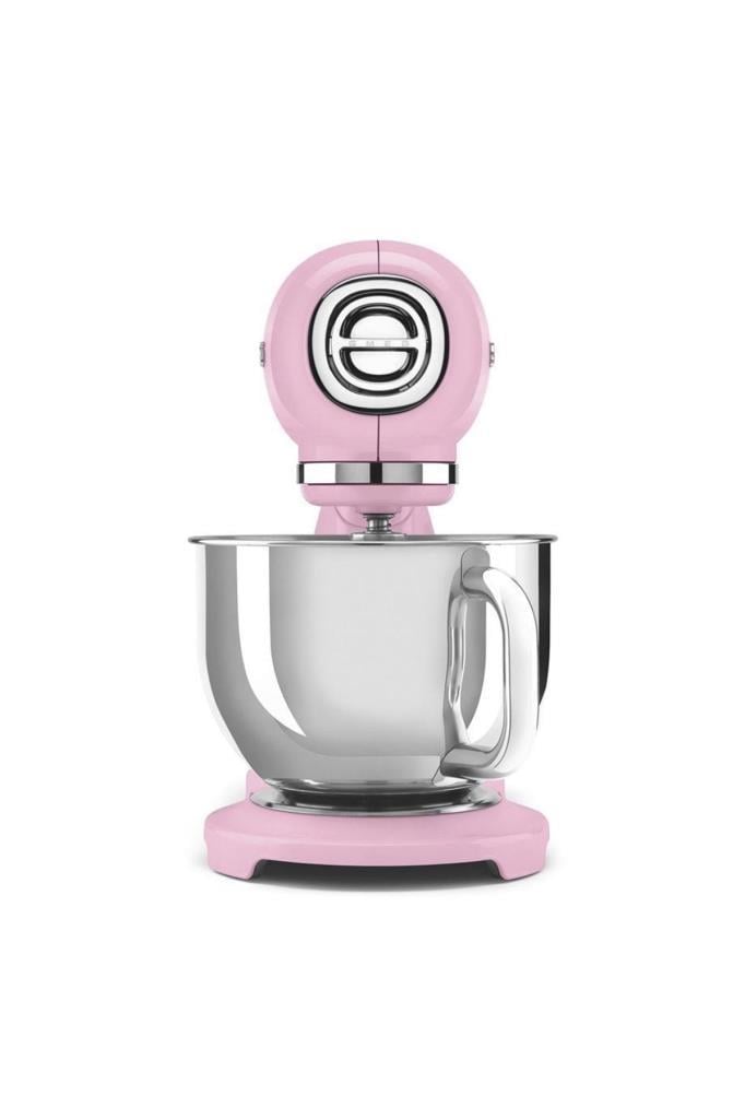 SMEG Stand Mikser Tam Renkli Pembe 50'ler Stili Estetiği