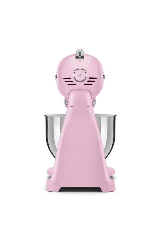 SMEG Stand Mikser Tam Renkli Pembe 50'ler Stili Estetiği