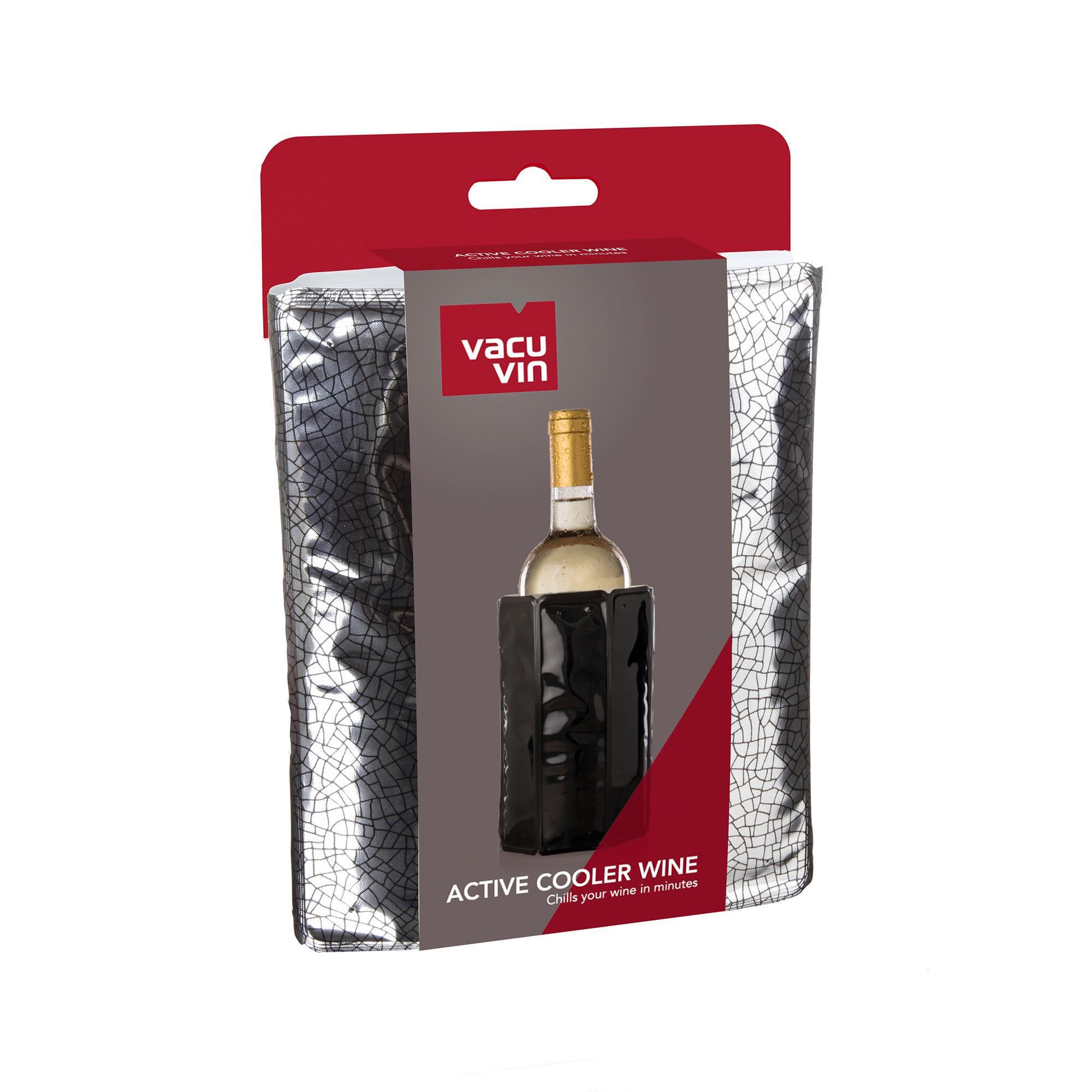 Vacu Vin Aktif Şarap Soğutucu, Gümüş