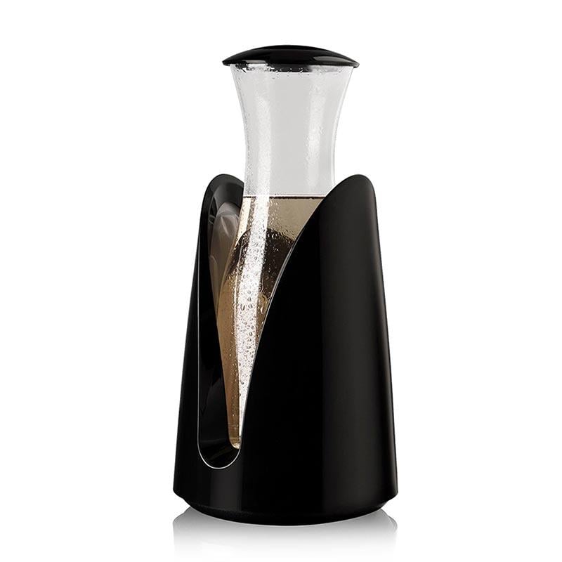 Vacu Vin Aktif Soğutucu Karaf, Siyah, Kutulu