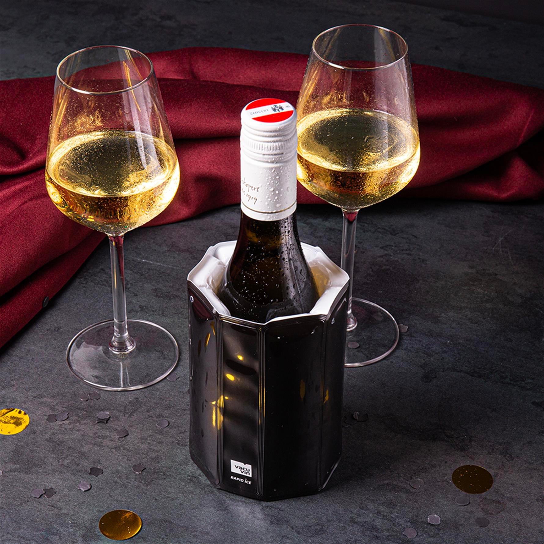 Vacu Vin Aktif Soğutucu Küçük Siyah