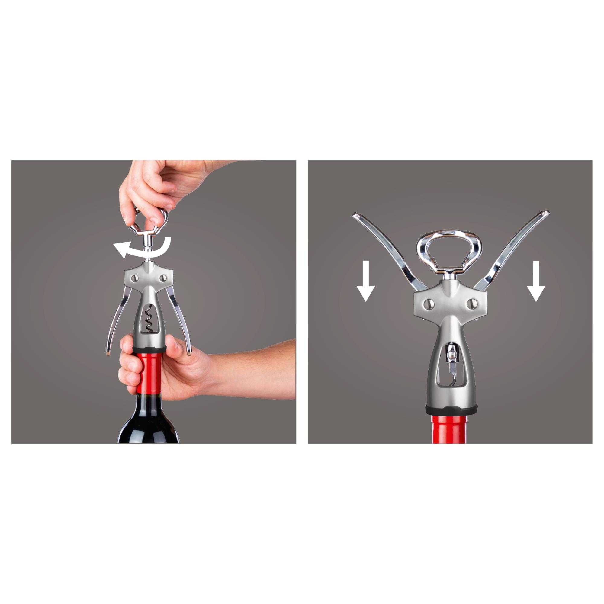 Vacu Vin Kanatlı Tirbuşon Gümüş, Kutulu