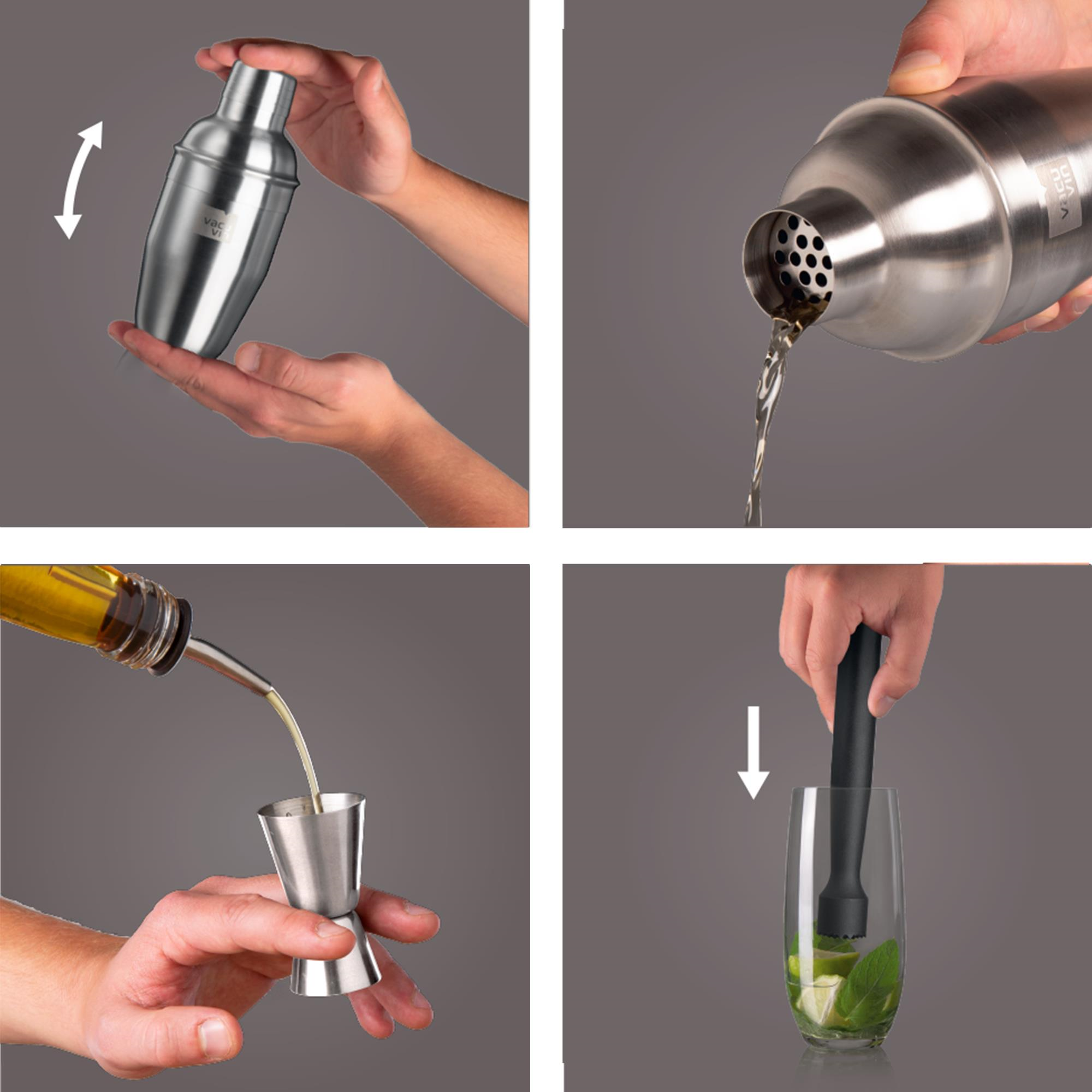 Vacu Vin Kokteyl Seti (3 Parça), Kutulu