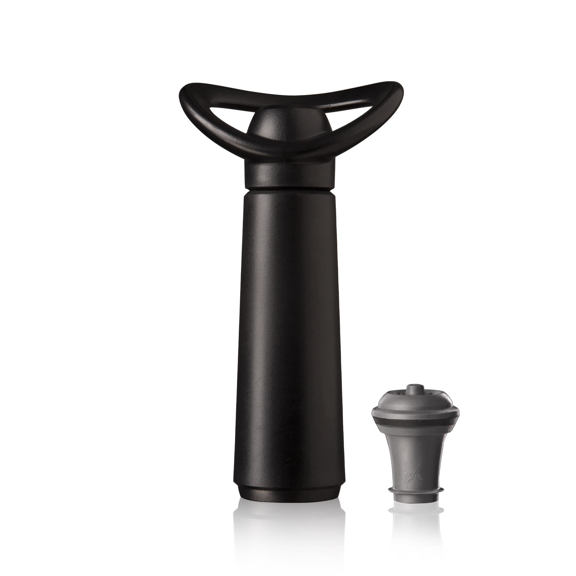 Vacu Vin Şarap Vakum Seti, Concerto Siyah (1 Pompa, 1 Tıpa), Kutulu