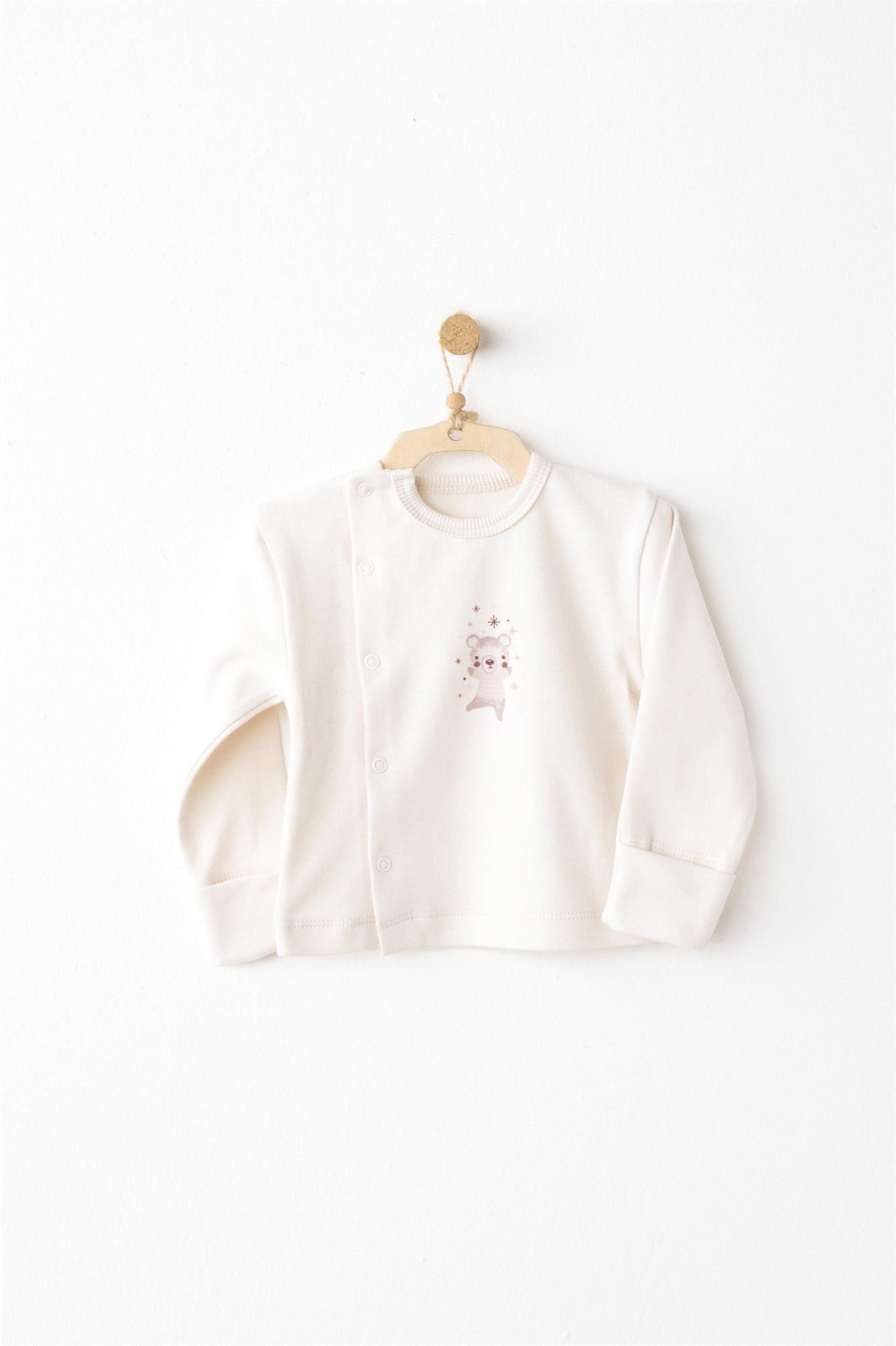 Andywawa Bebek 5'li Hastane Çıkış Seti Ekru AC26180