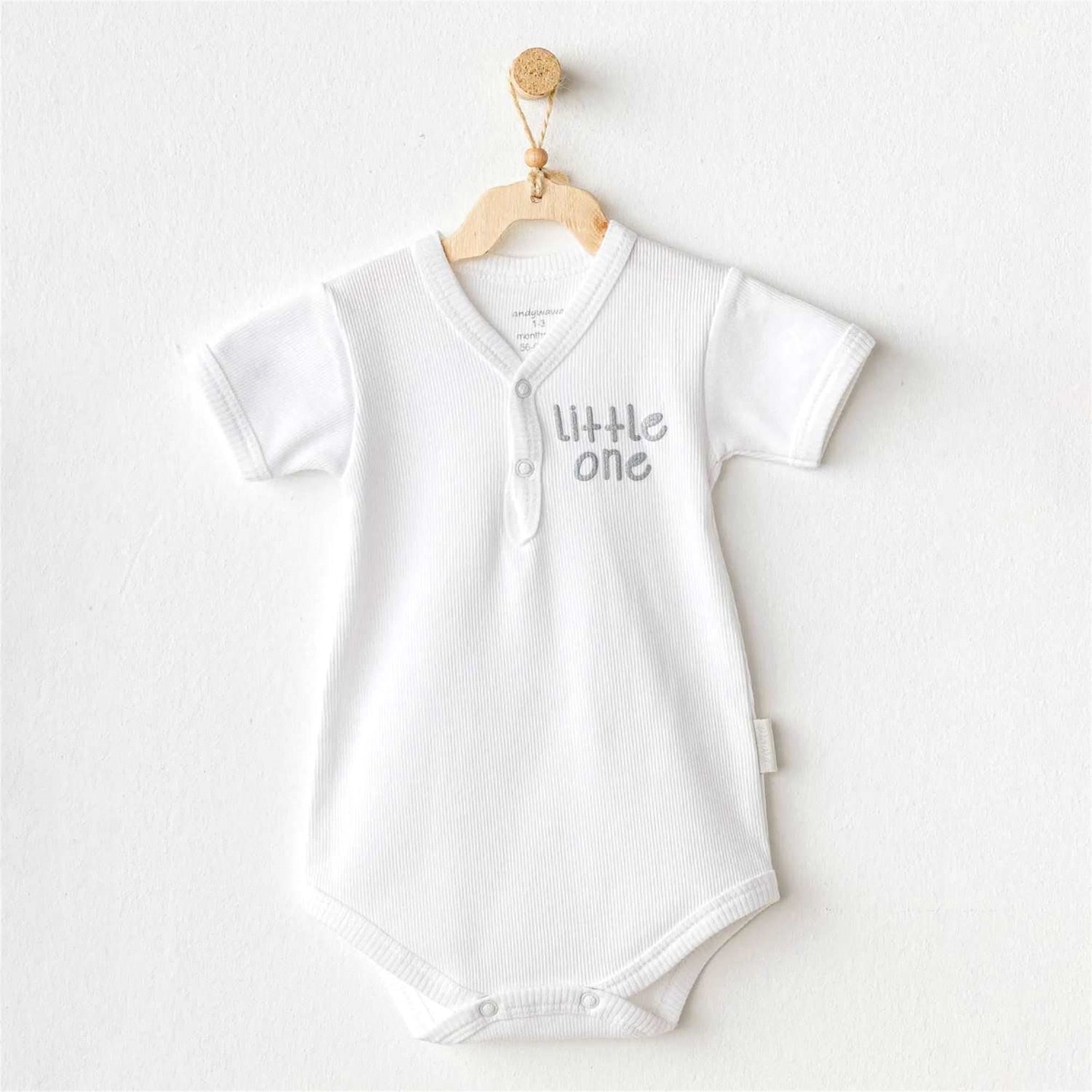 Andywawa Bebek Basıc Zıbın Beyaz AC25896