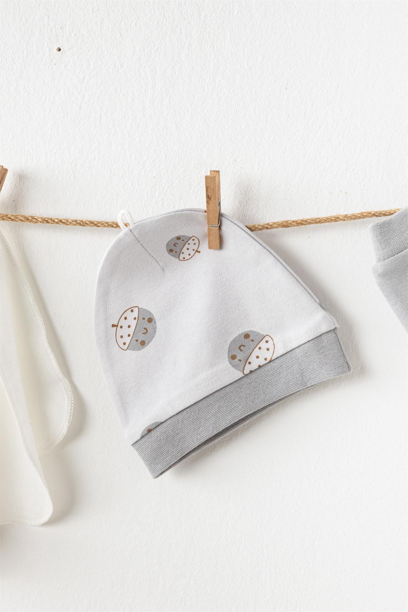 Andywawa Bebek Hello Autumn 10'lu Hastane Çıkış Seti Gri AC26101