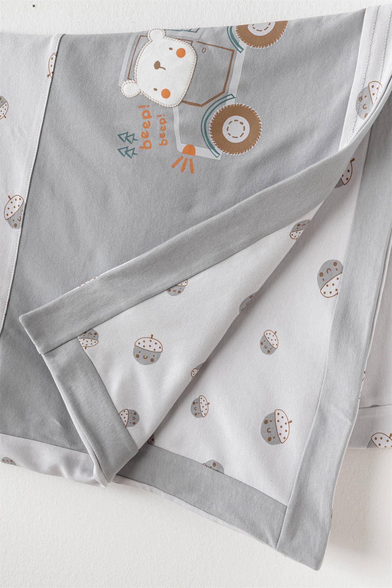 Andywawa Bebek Hello Autumn 10'lu Hastane Çıkış Seti Gri AC26101