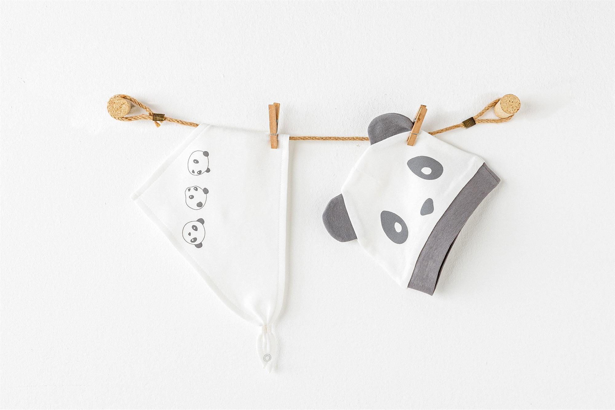 Andywawa Bebek Keep Smiling 5'li Hastane Çıkış Seti Gri AC26020