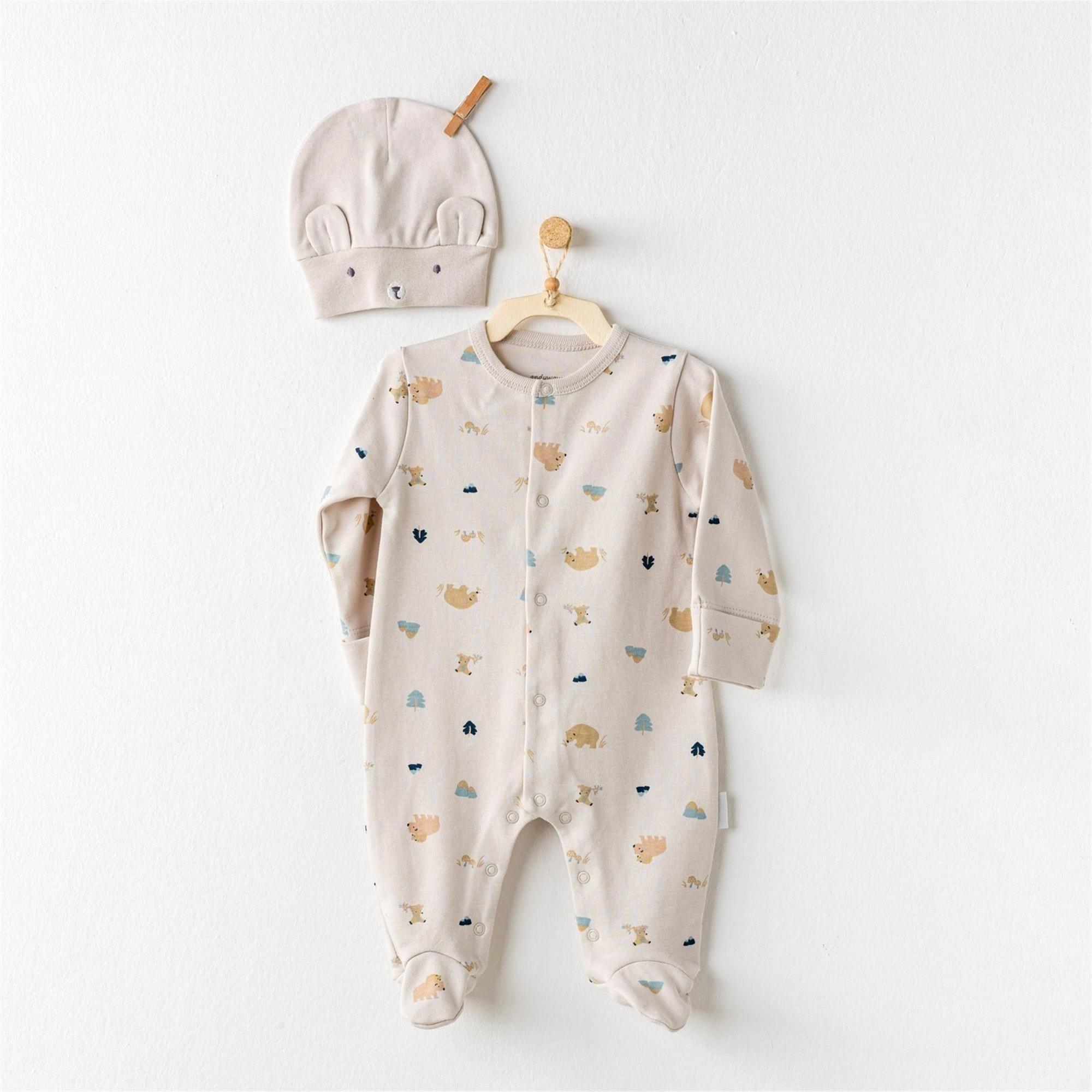 Andywawa Bebek Organic Let's Love Tulum Takım Taş AC24093