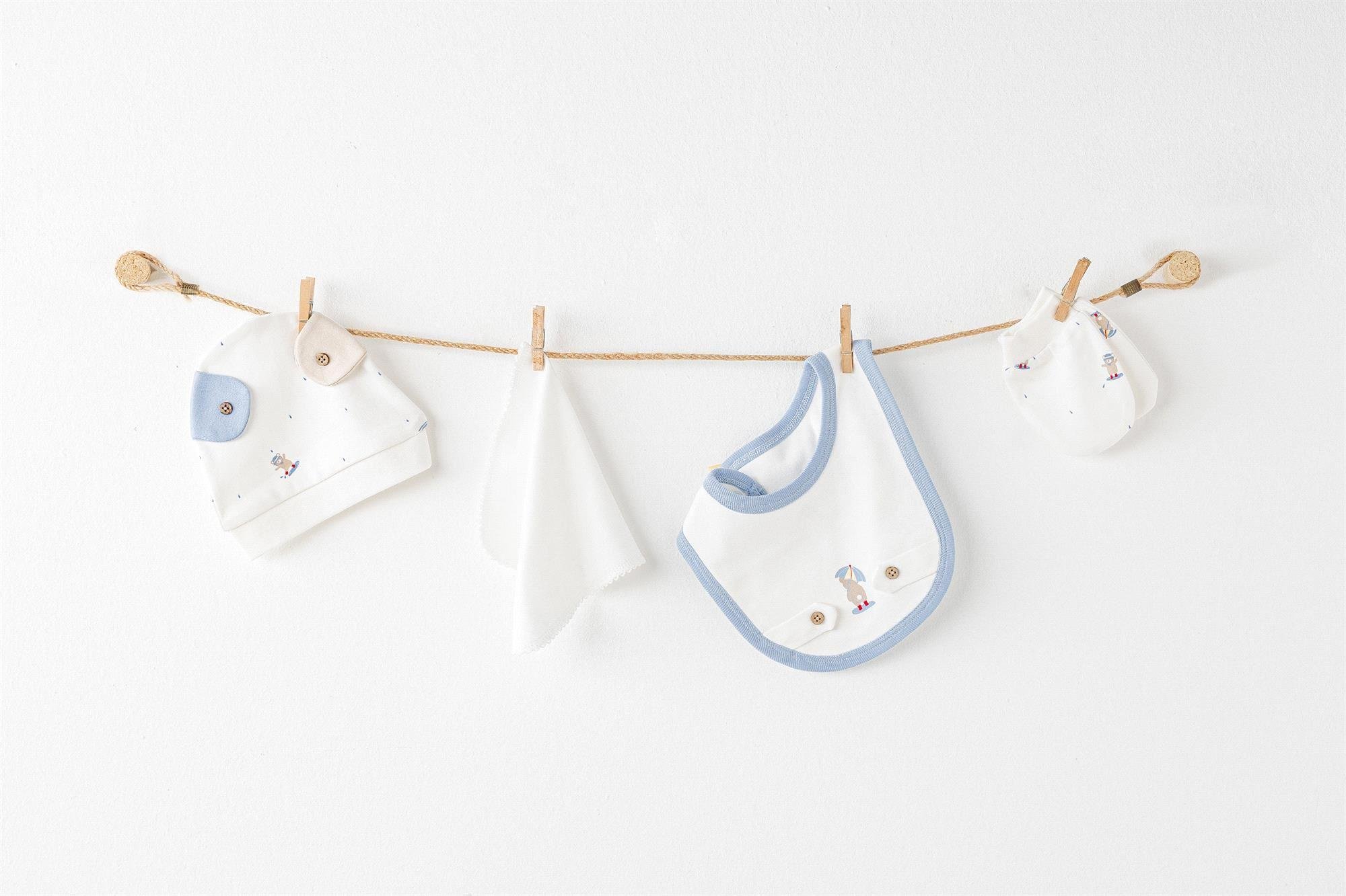 Andywawa Bebek Rainbow 10'lu Hastane Çıkış Seti Ekru AC26071