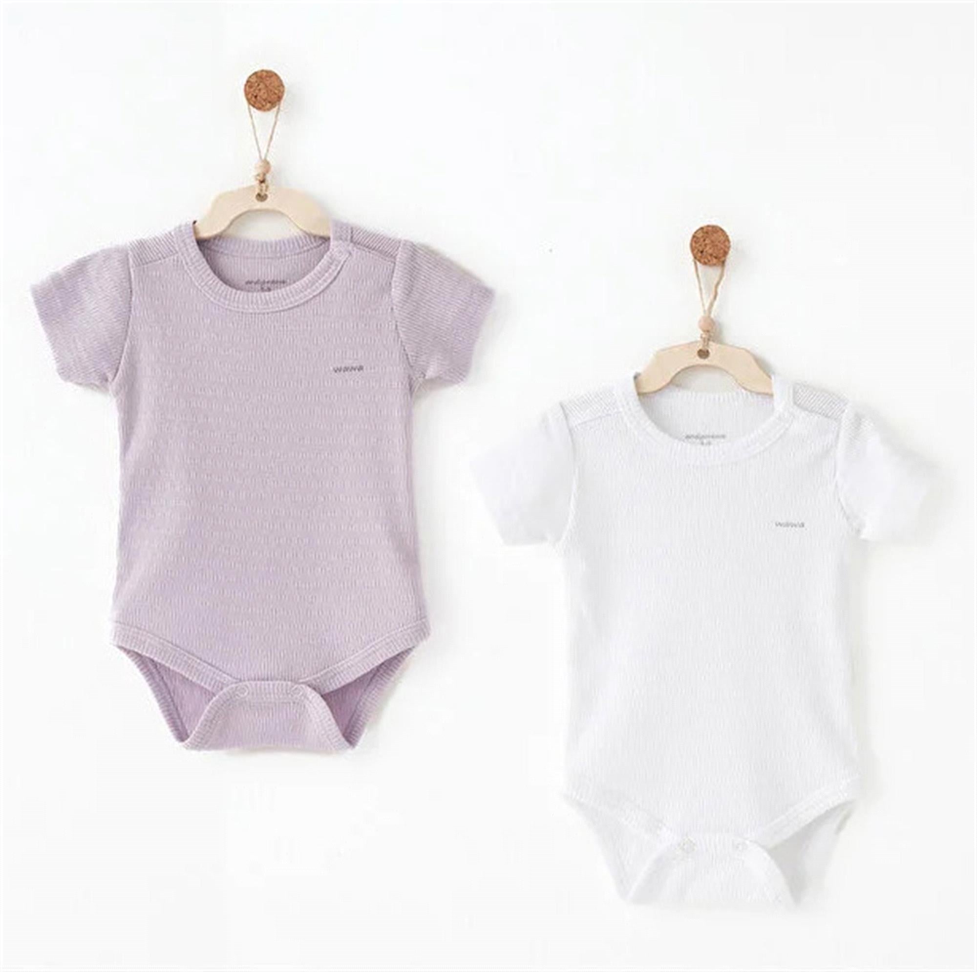 Andywawa Bebek Special Modal 2'li Body Set Lila AC26765