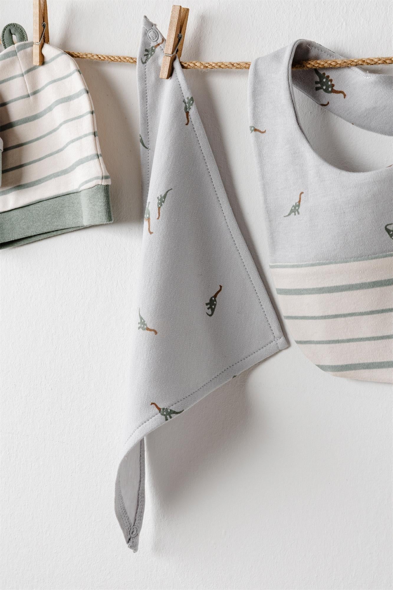 Andywawa Erkek Bebek Dinozor 20'li Hastane Çıkış Seti Yeşil AC26002