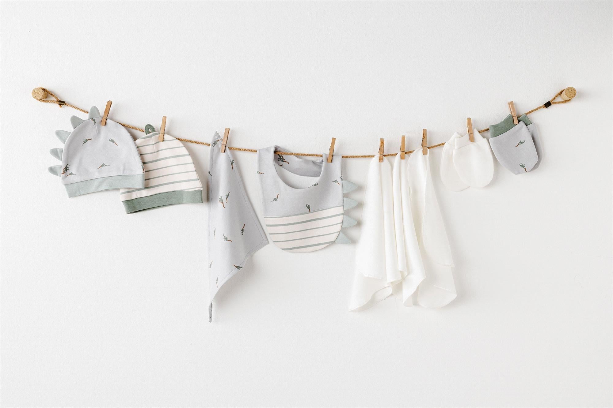 Andywawa Erkek Bebek Dinozor 20'li Hastane Çıkış Seti Yeşil AC26002