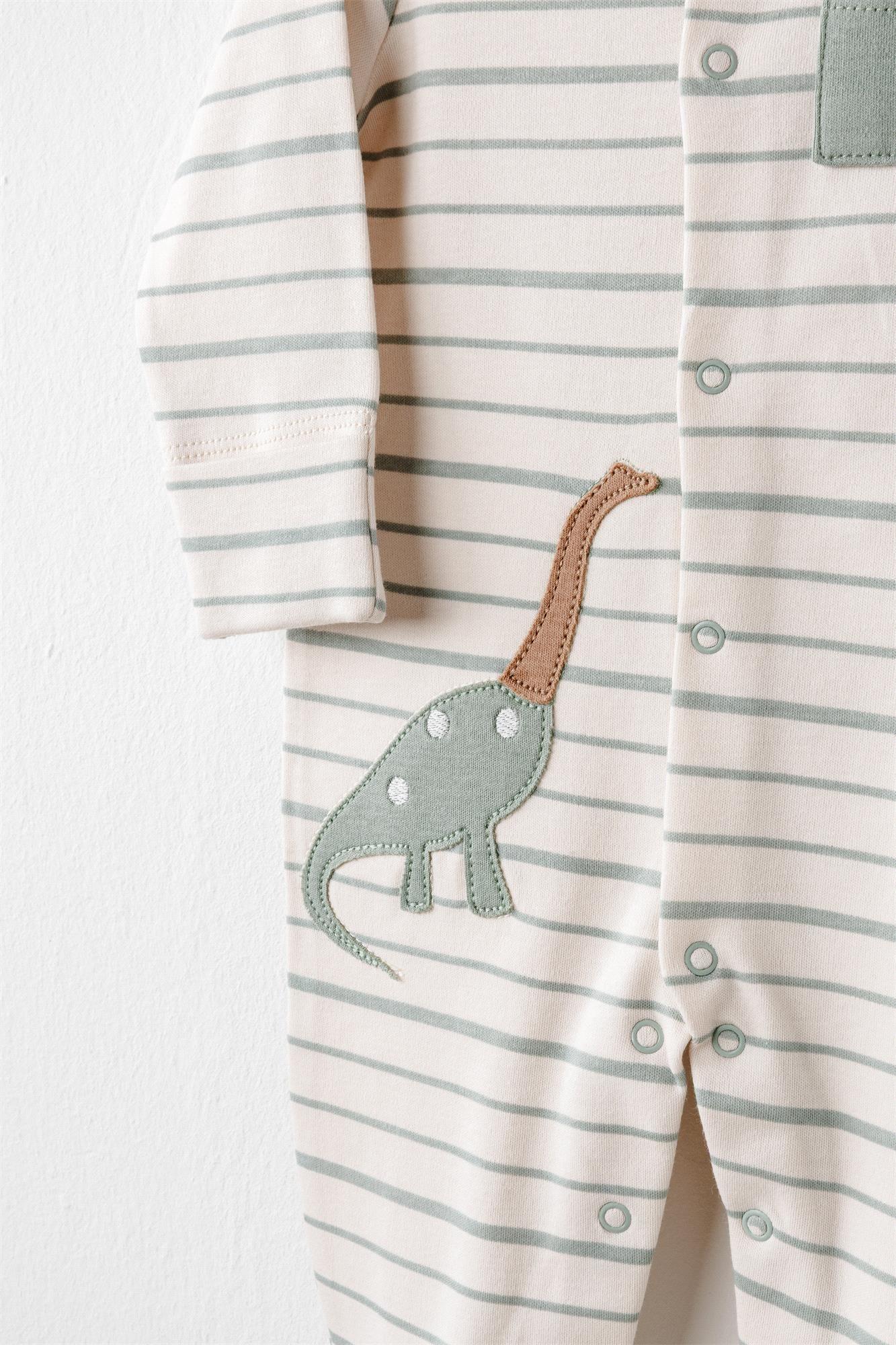 Andywawa Erkek Bebek Dinozor 20'li Hastane Çıkış Seti Yeşil AC26002