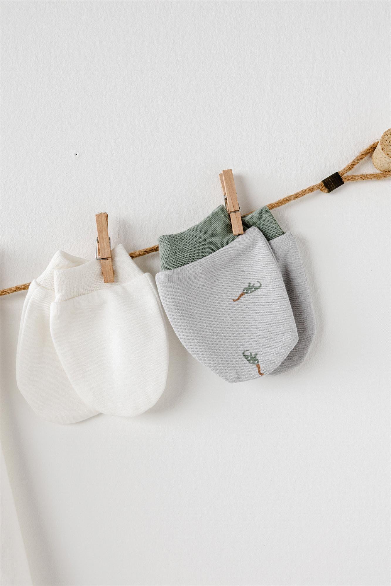 Andywawa Erkek Bebek Dinozor 20'li Hastane Çıkış Seti Yeşil AC26002