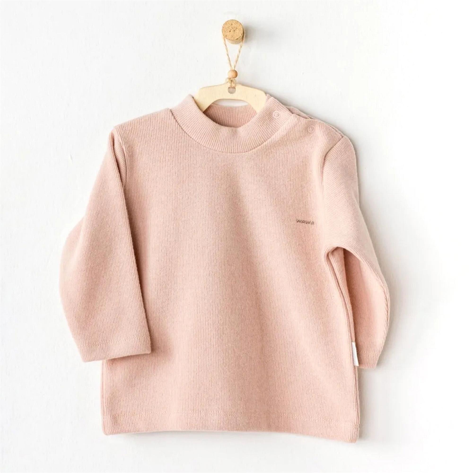 Andywawa Kız Bebek Basic T-shirt Pembe AC24411