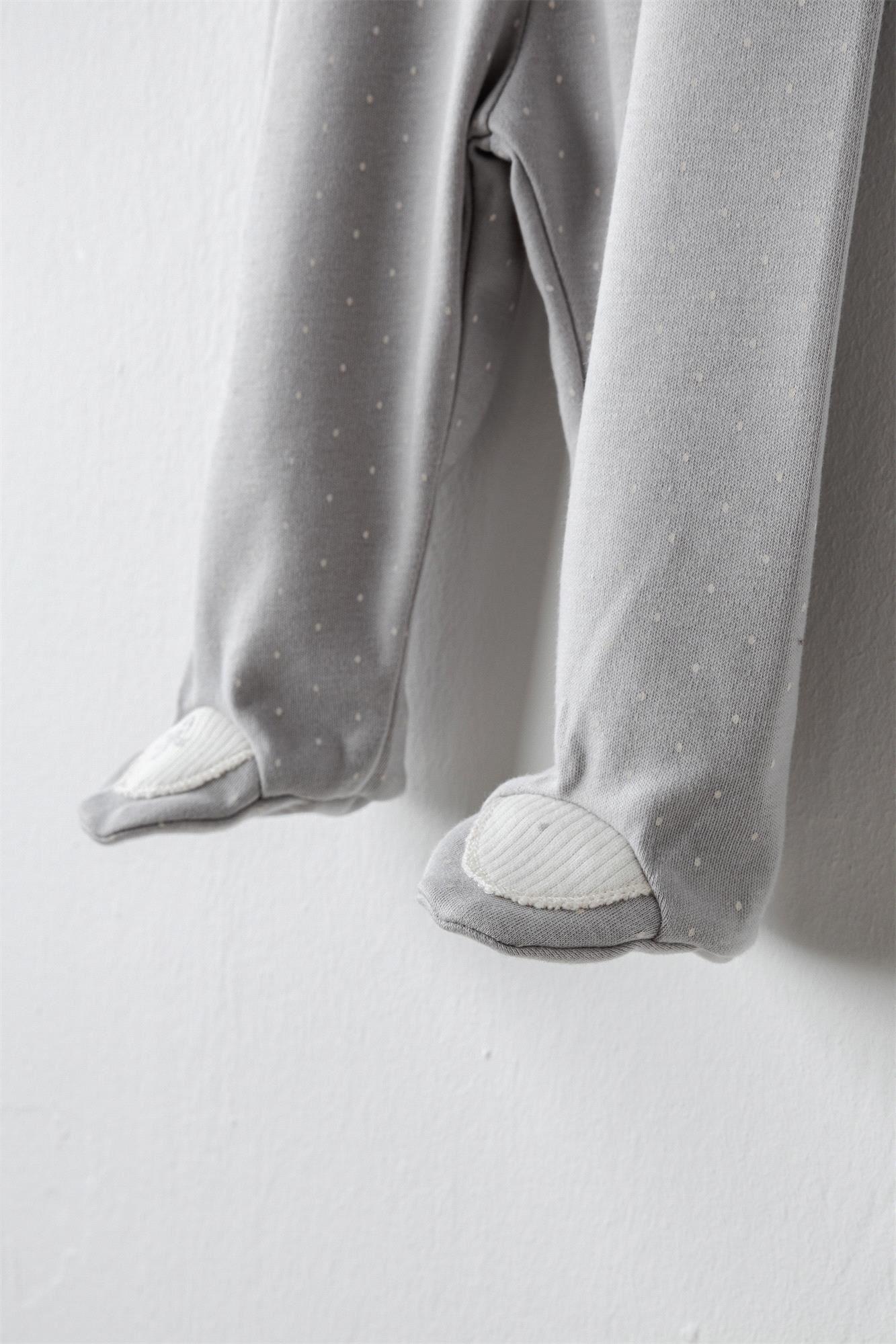 Andywawa Kız Bebek Bow Bliss 10'lu Hastane Çıkış Seti Gri AC26251