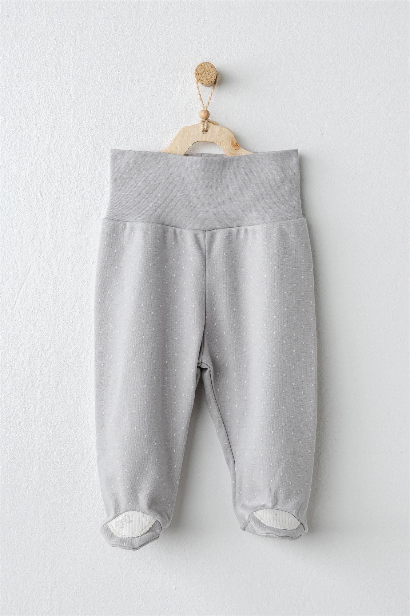 Andywawa Kız Bebek Bow Bliss 10'lu Hastane Çıkış Seti Gri AC26251