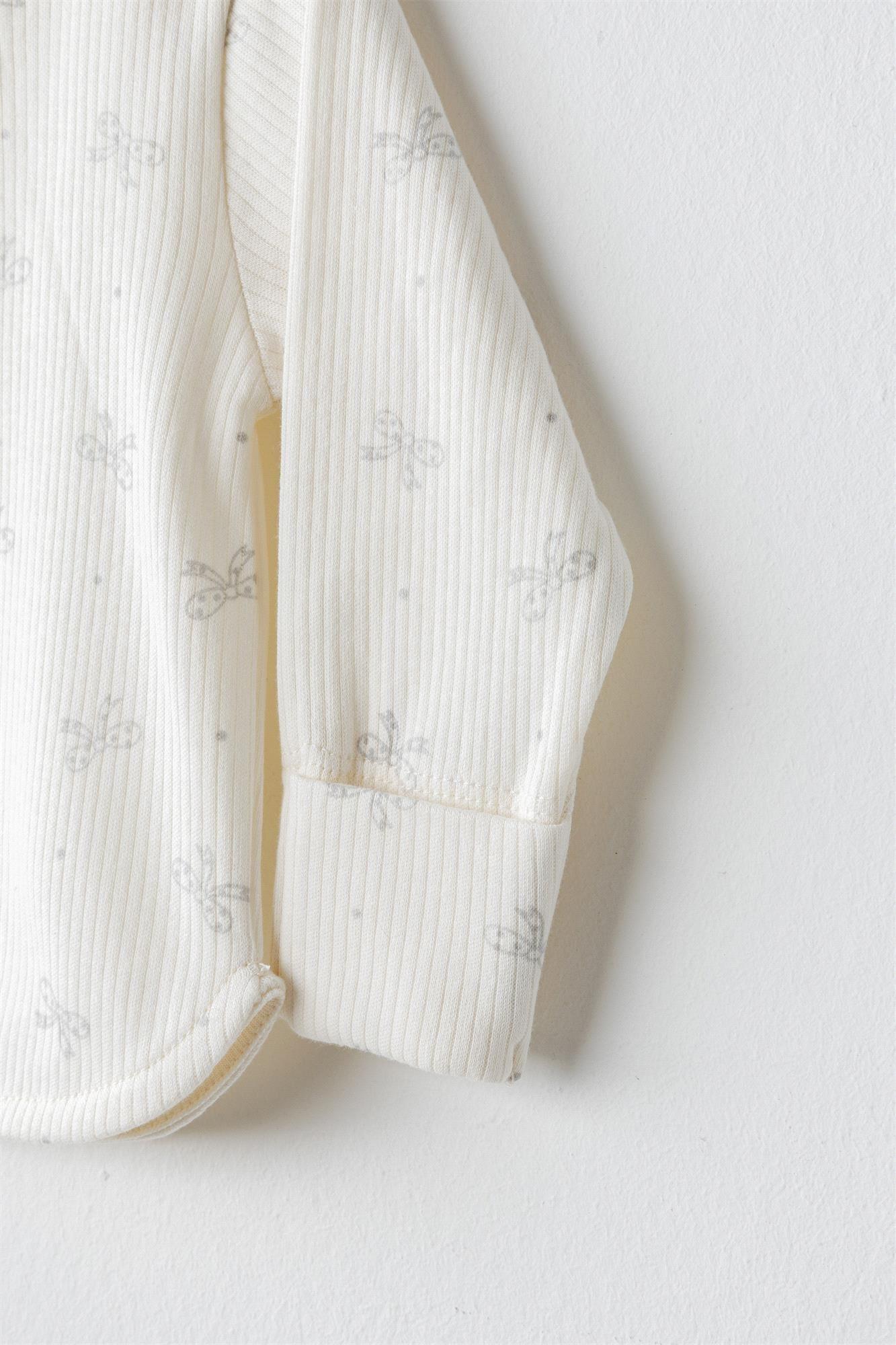 Andywawa Kız Bebek Bow Bliss 10'lu Hastane Çıkış Seti Gri AC26251