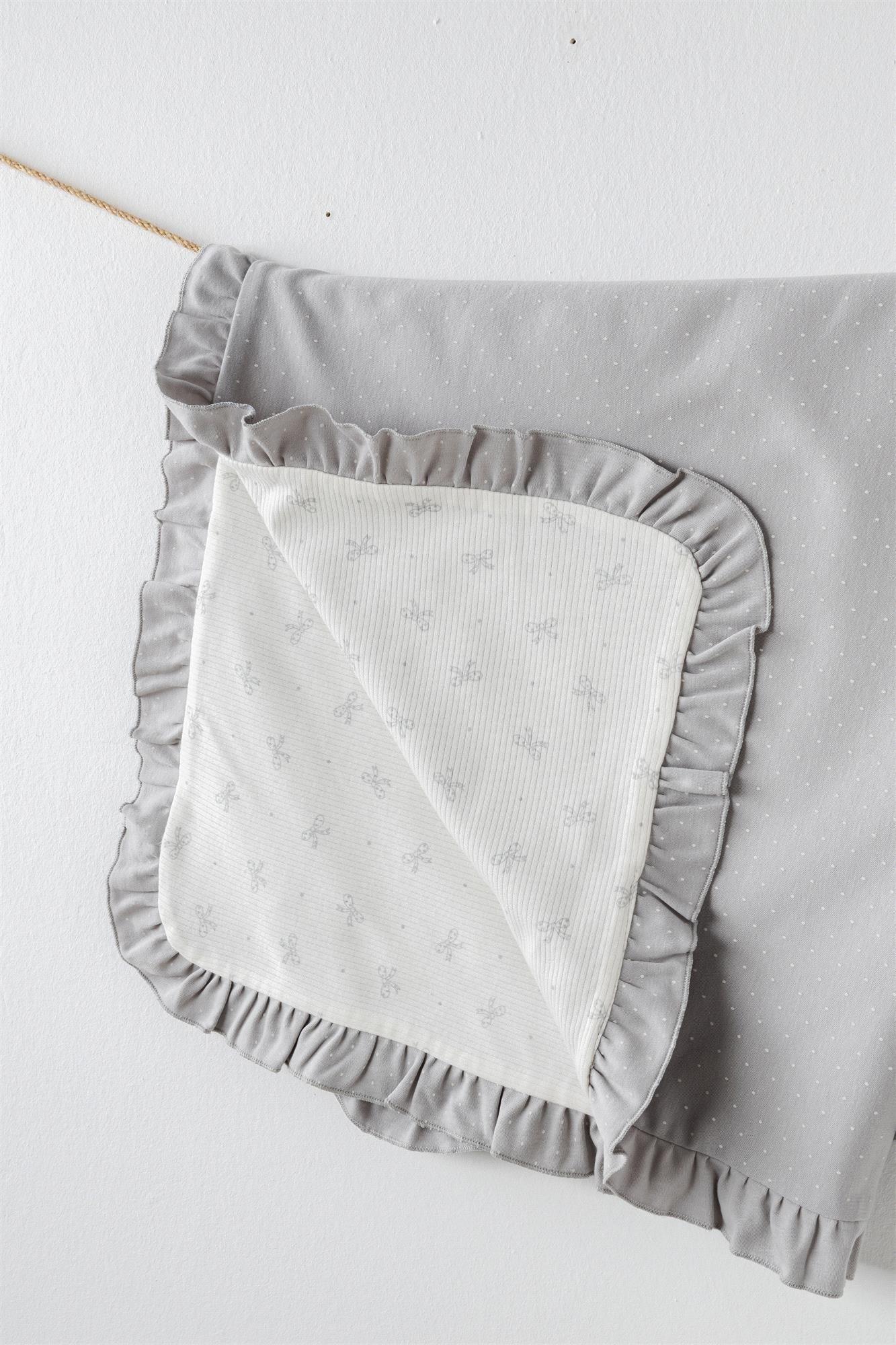 Andywawa Kız Bebek Bow Bliss 10'lu Hastane Çıkış Seti Gri AC26251