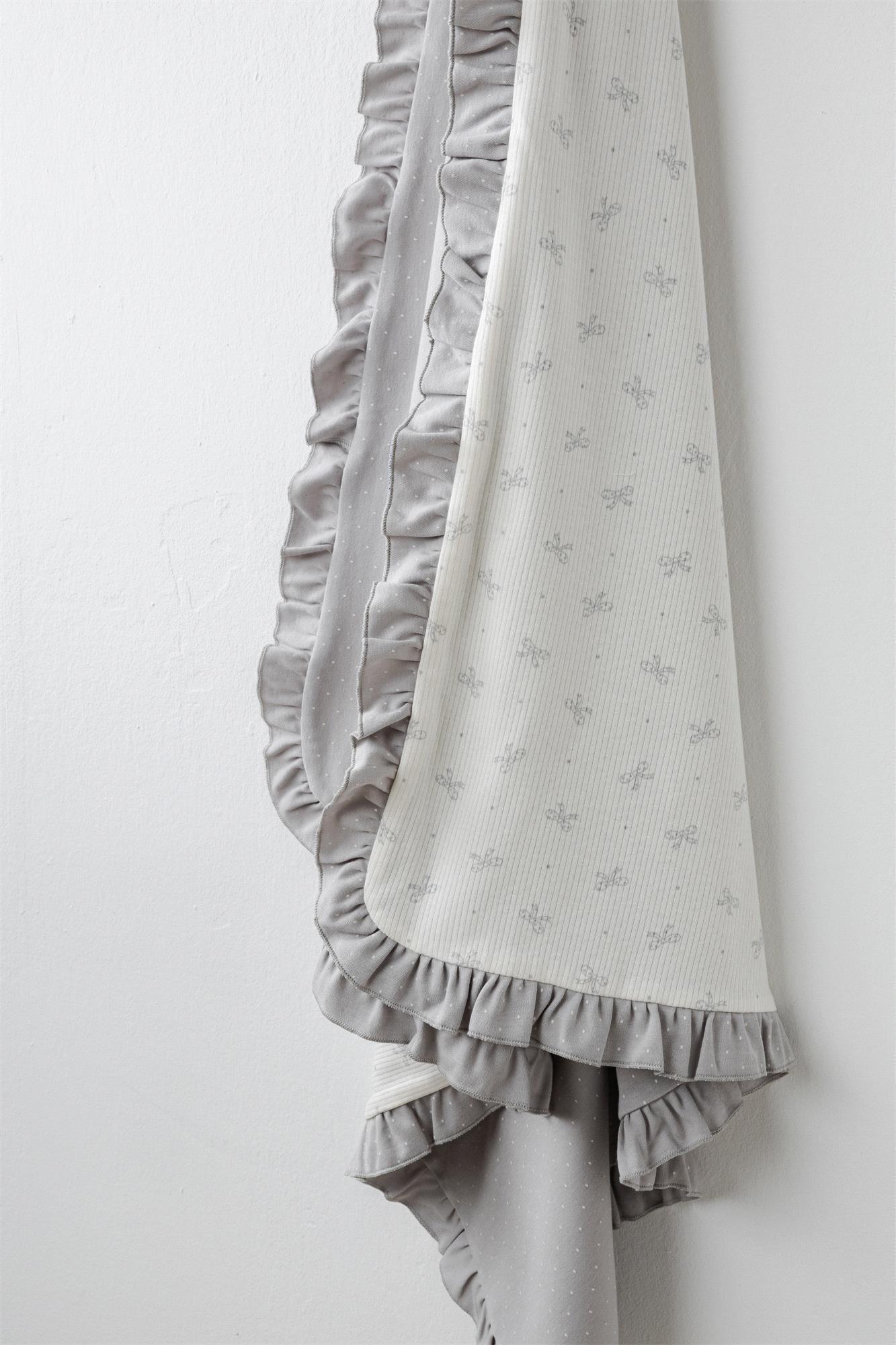 Andywawa Kız Bebek Bow Bliss 10'lu Hastane Çıkış Seti Gri AC26251