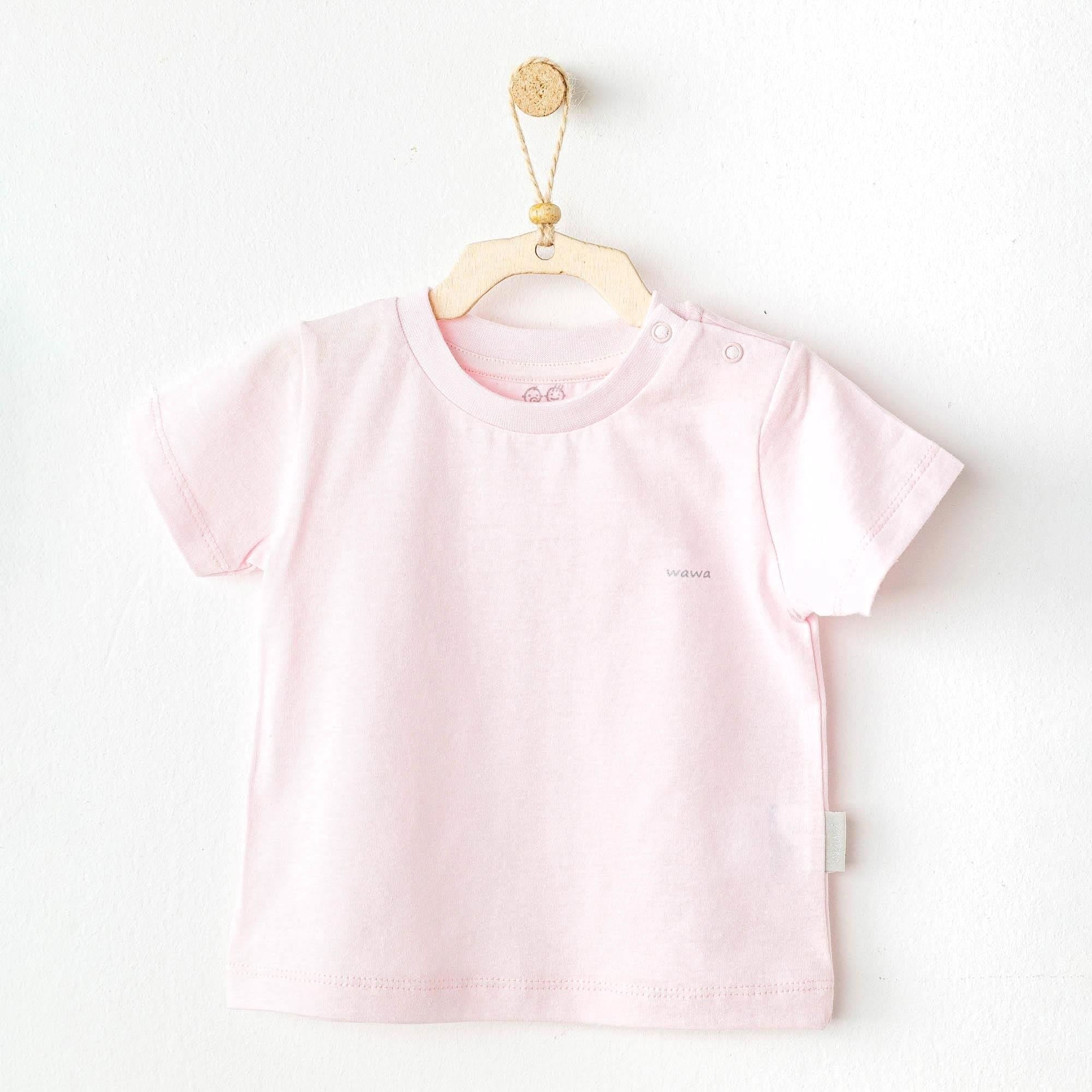 Andywawa Kız Bebek Casual Tişört Pembe AC25971