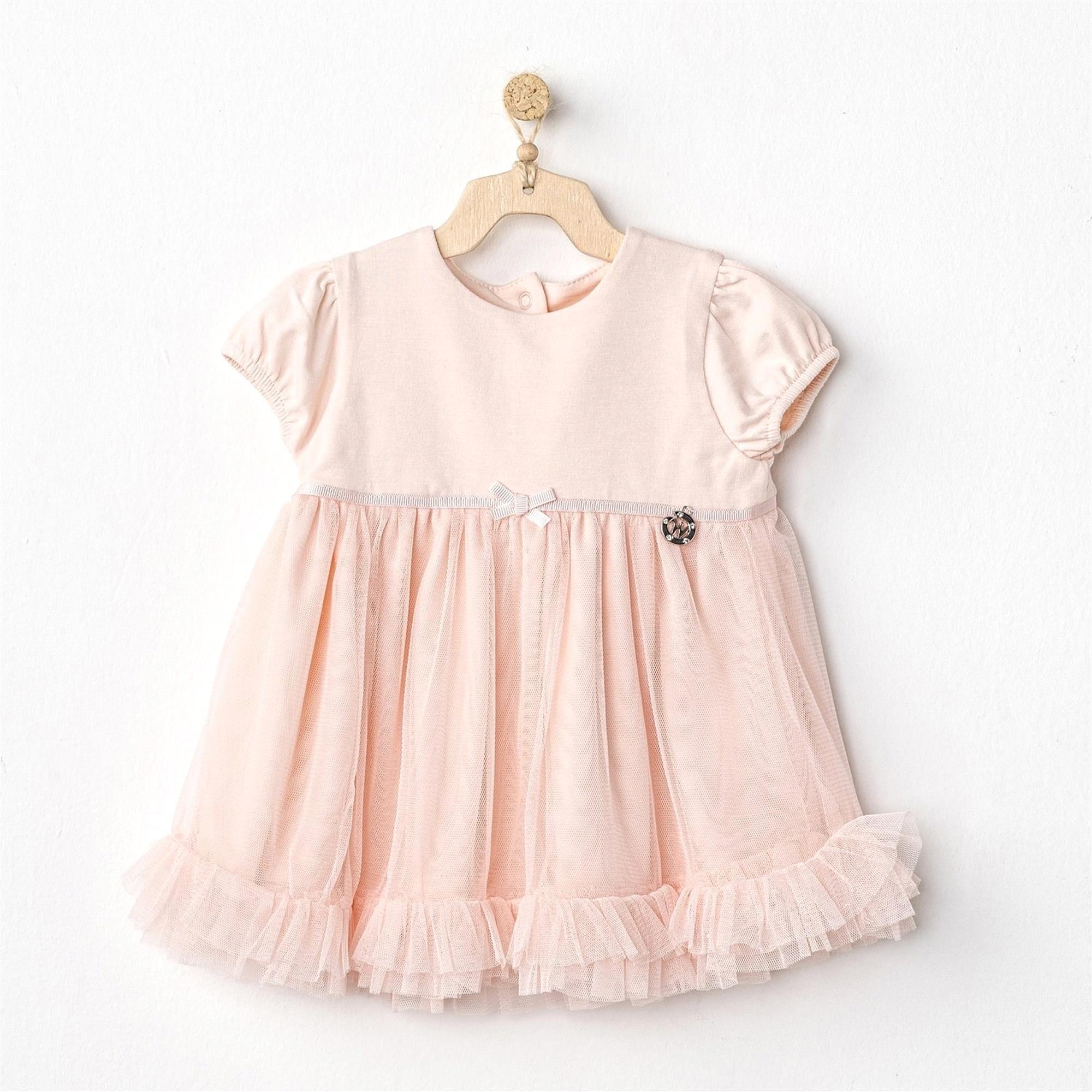 Andywawa Kız Bebek Duck Tül Elbise Pembe AC24592