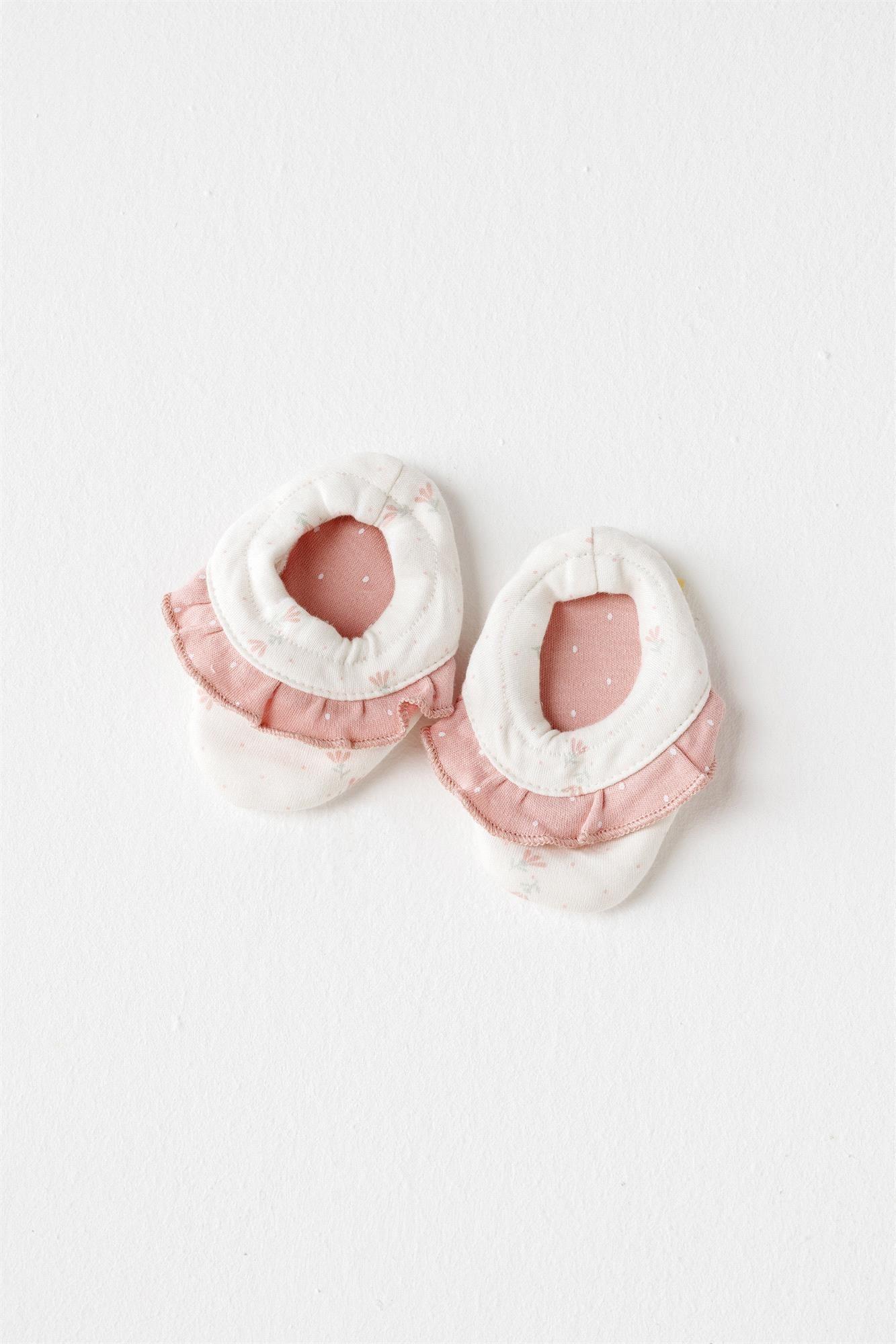 Andywawa Kız Bebek Mon Petit Amour 10'lu Hastane Çıkış Seti Ekru AC26081