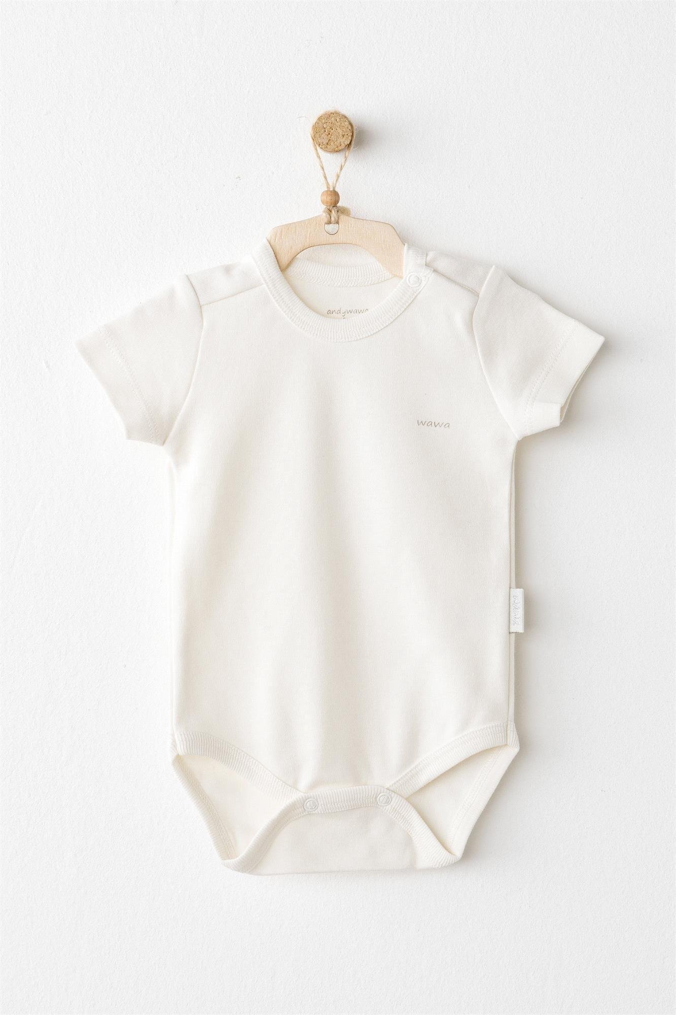 Andywawa Kız Bebek Mon Petit Amour 10'lu Hastane Çıkış Seti Ekru AC26081