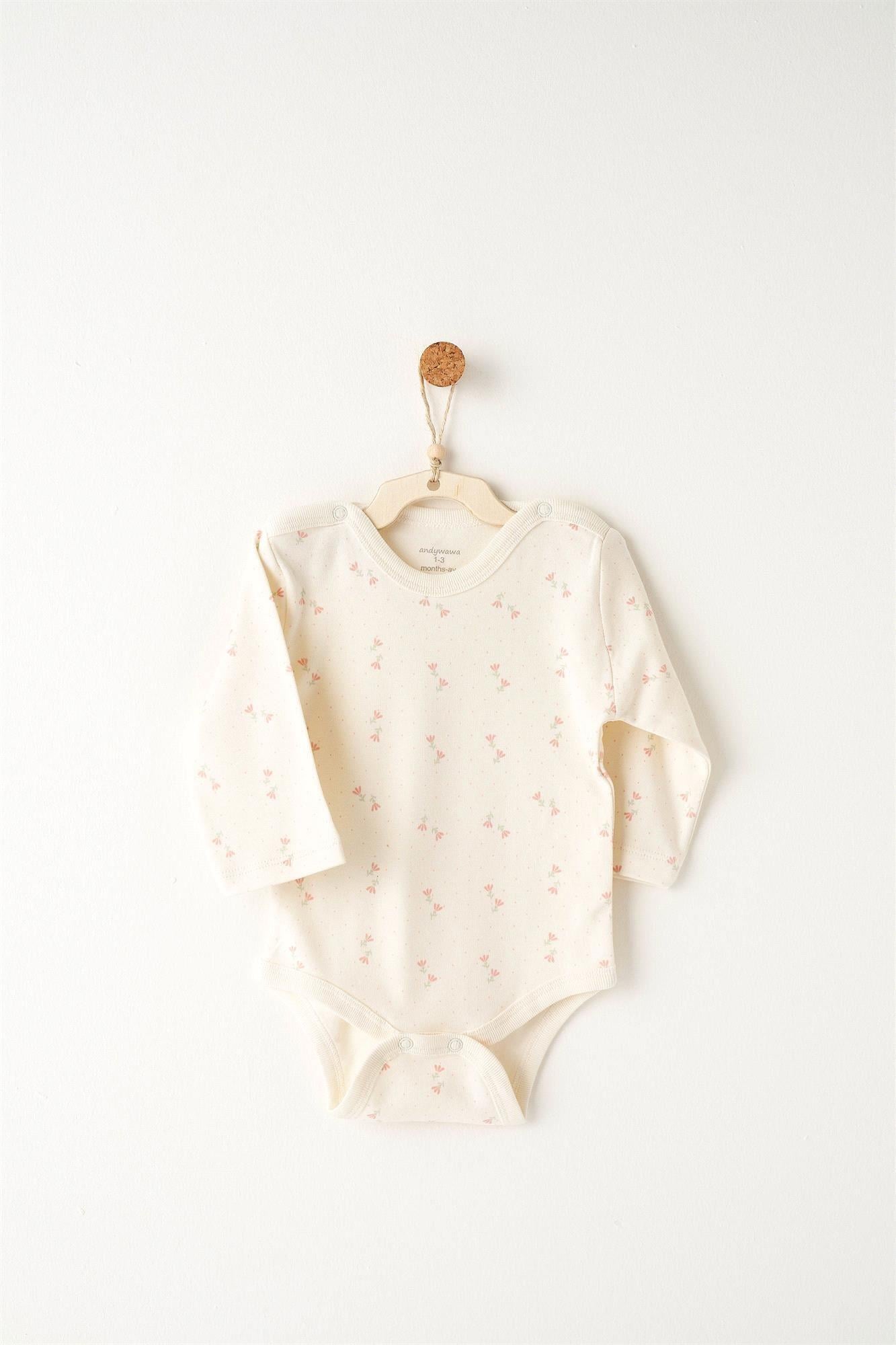 Andywawa Kız Bebek Mon Petit Amour 2'li Body Set AC26099