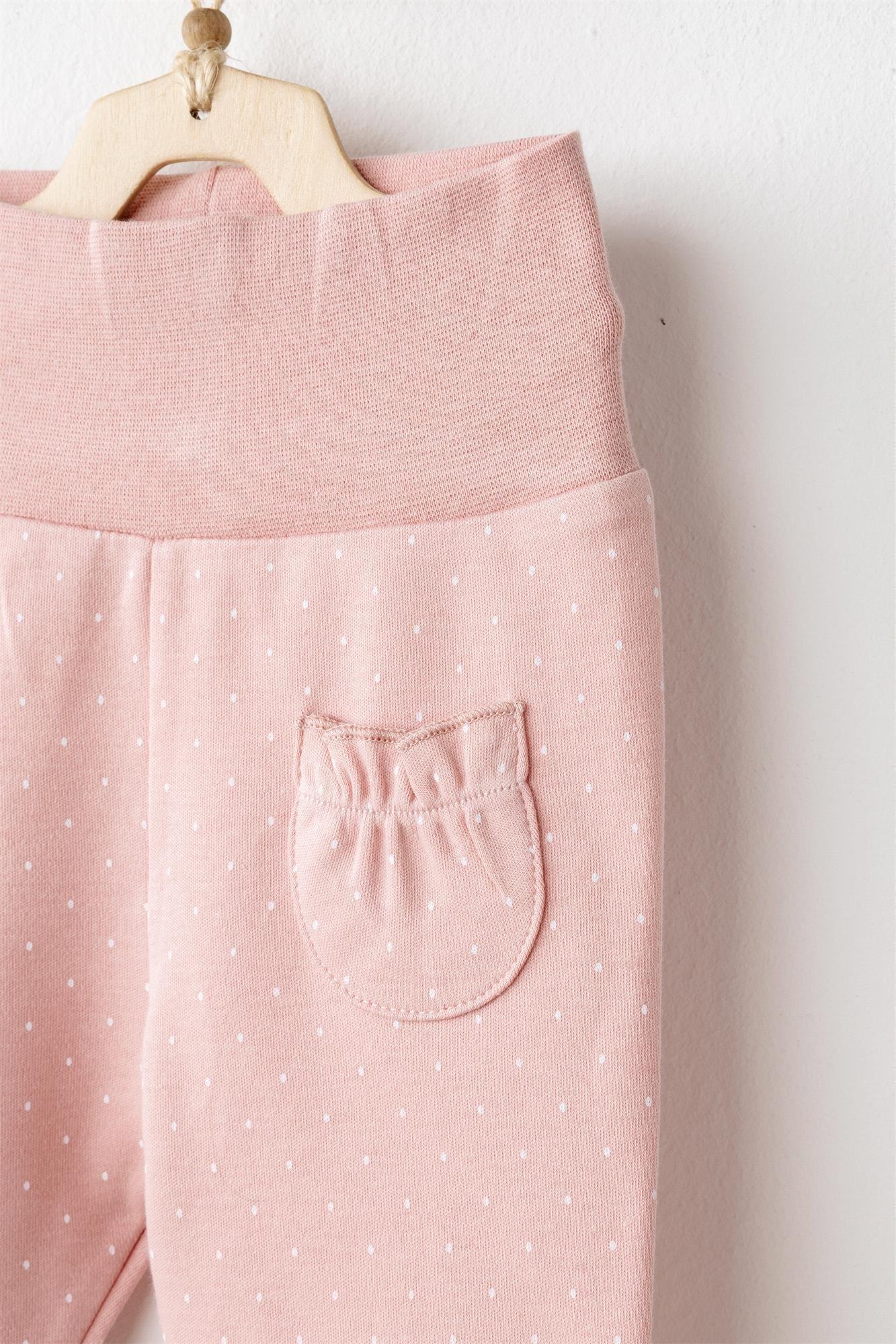 Andywawa Kız Bebek Mon Petit Amour 5'li Hastane Çıkış Seti Ekru AC26080