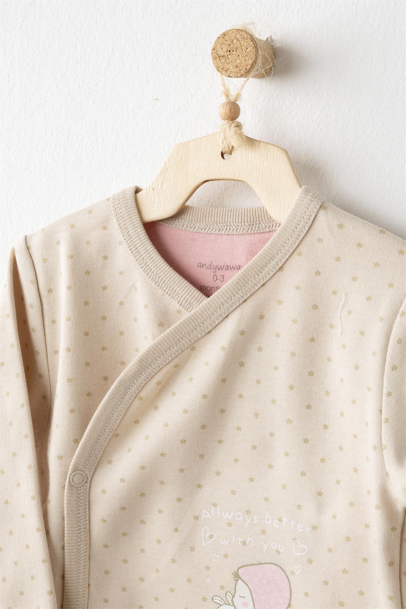 Andywawa Kız Bebek You Are Special 10'lu Hastane Çıkış Seti Mint AC26041