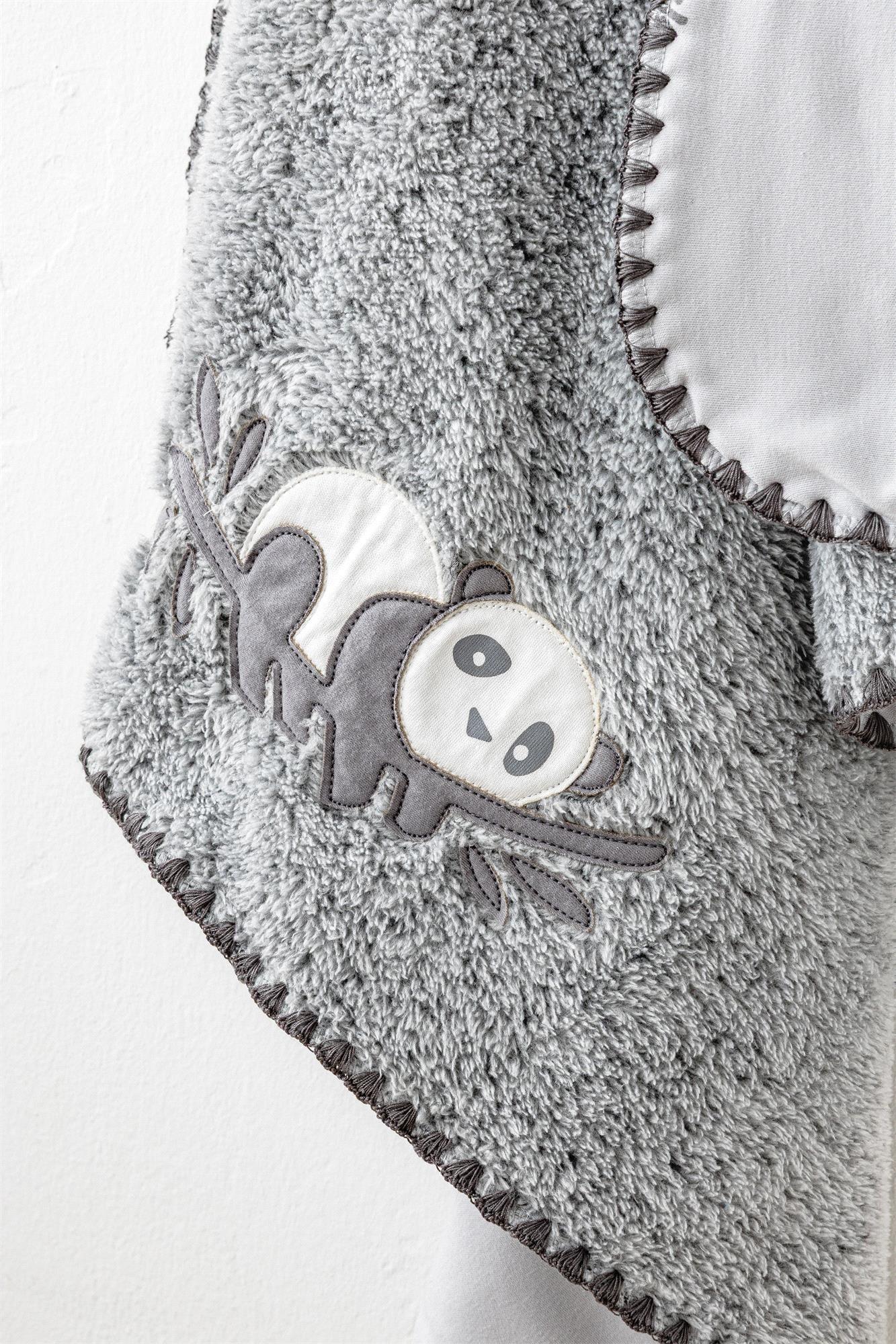 Anywawa Bebek Keep Smiling Battaniye Gri AC26033