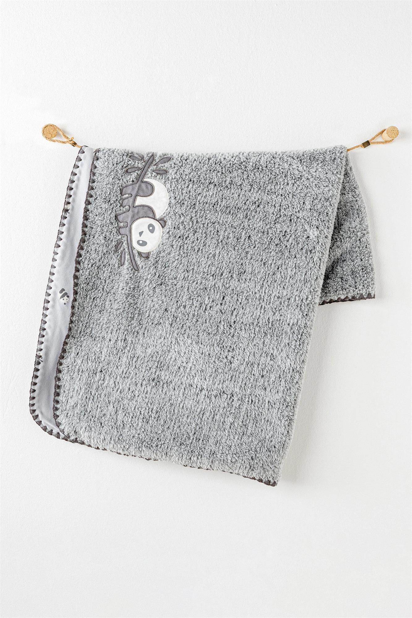 Anywawa Bebek Keep Smiling Battaniye Gri AC26033