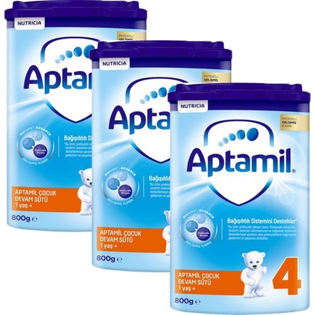 Aptamil 4 Çocuk Devam Sütü 800 gr 3'lü