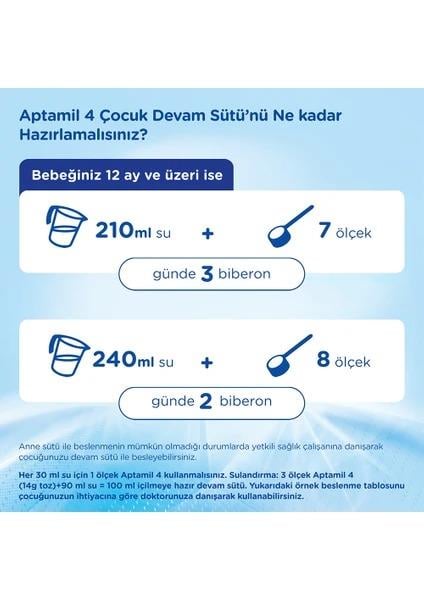 Aptamil 4 Çocuk Devam Sütü 800 gr