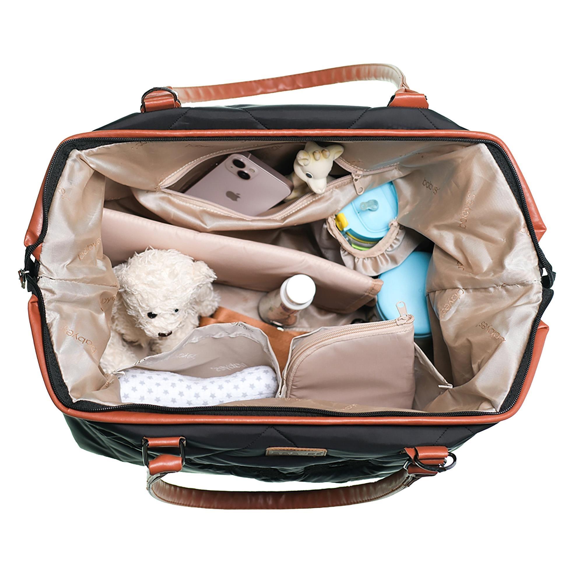 Babyes Baby Bag Anne Bebek Bakım Çantası Siyah