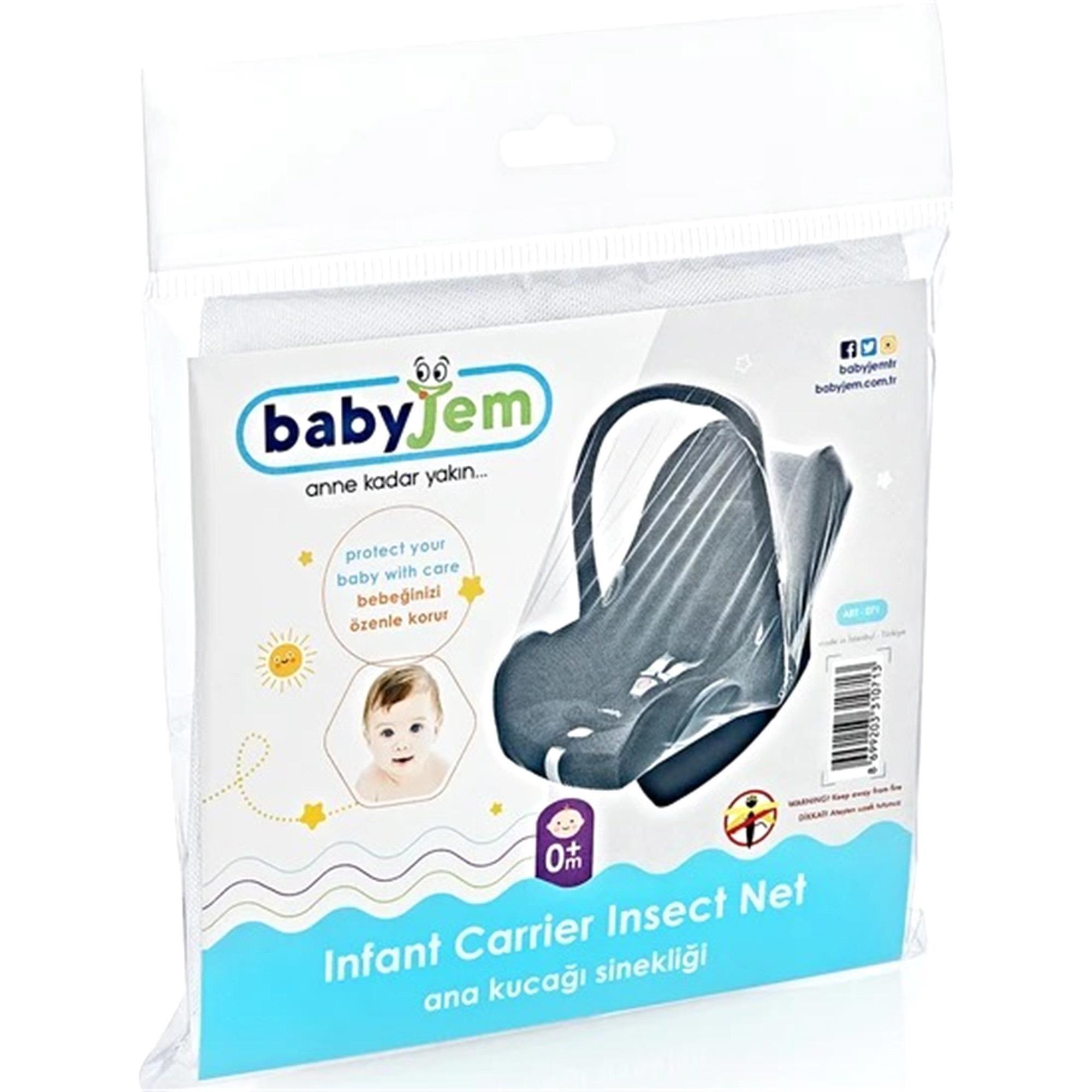 Babyjem Ana Kucağı Sinekliği Beyaz Art-071