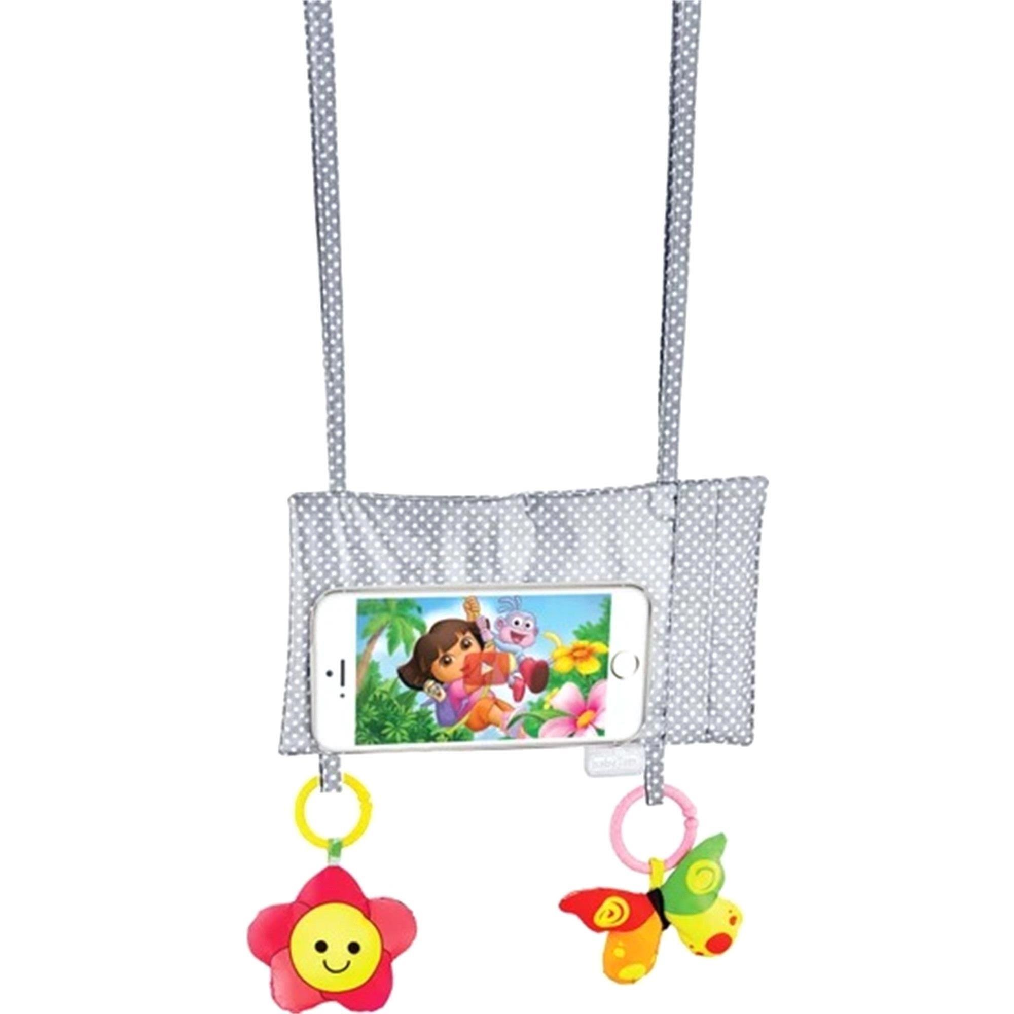 Babyjem Araç İçi Telefon Askılığı Gri Puanlı Art-499