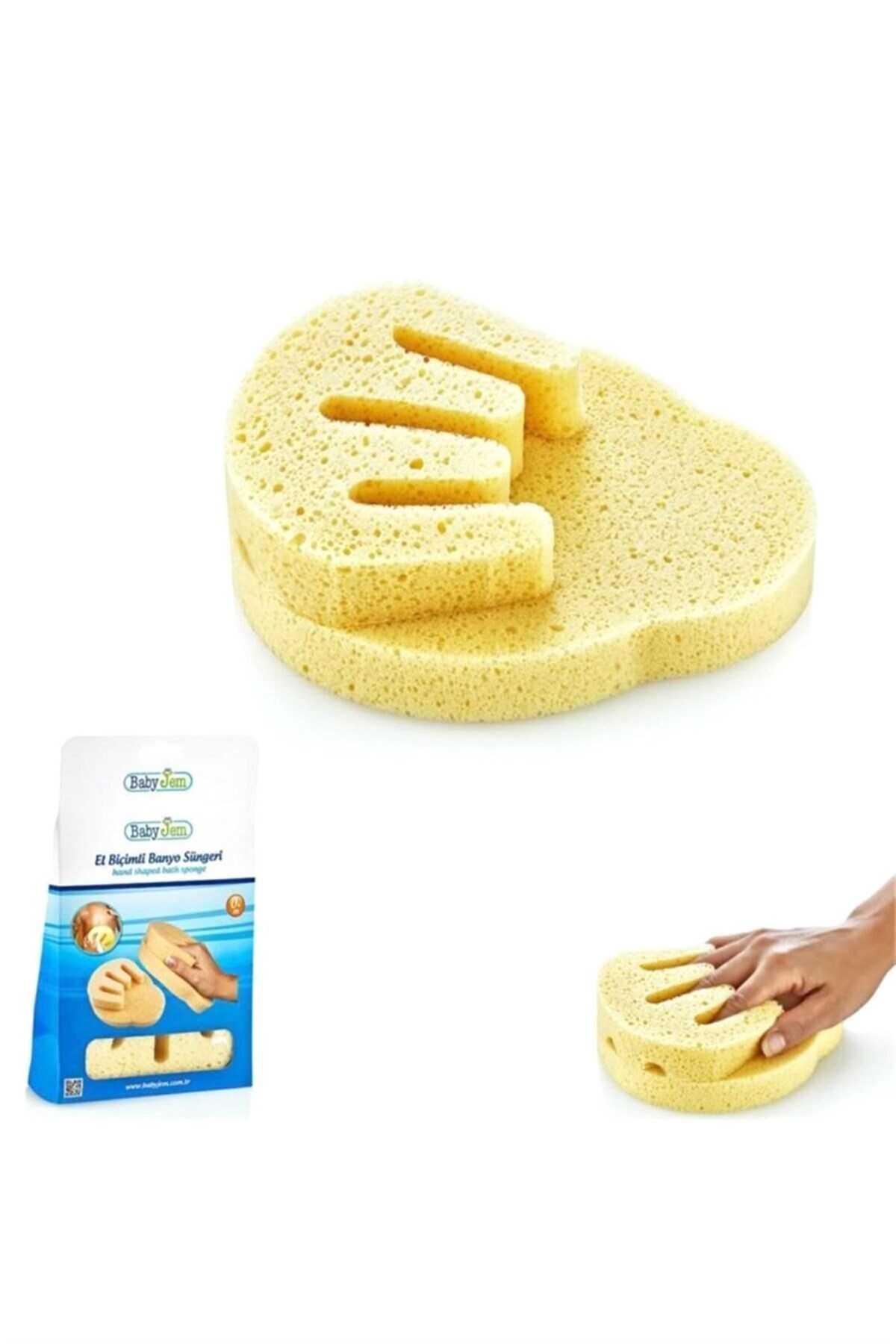 Babyjem El Biçimli Banyo Süngeri ART-037